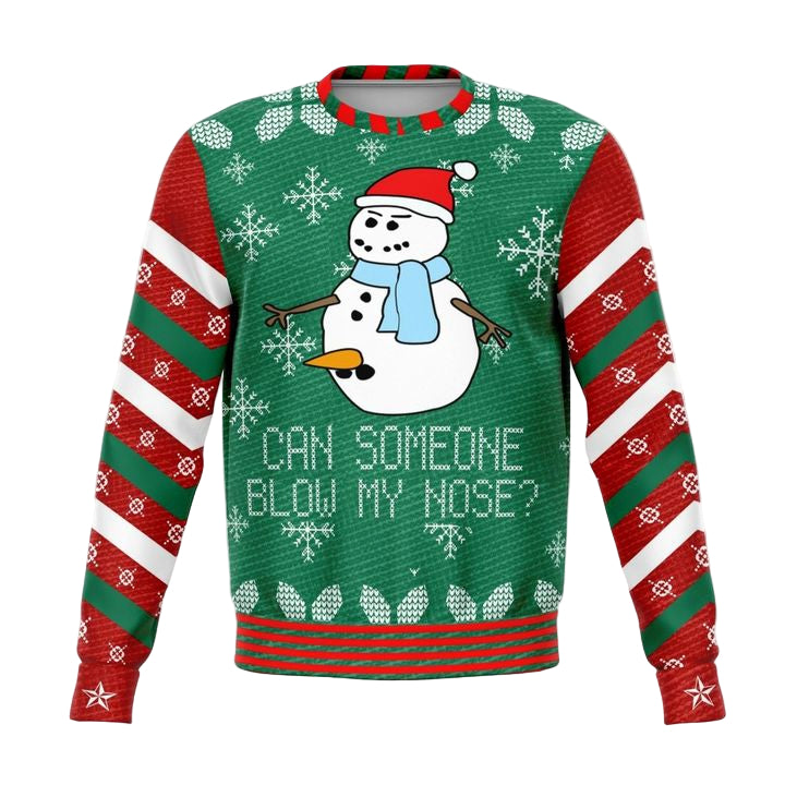 Can Someone Blow My Nose Dank Meme 3d Ugly Christmas Sweater ? Usalast