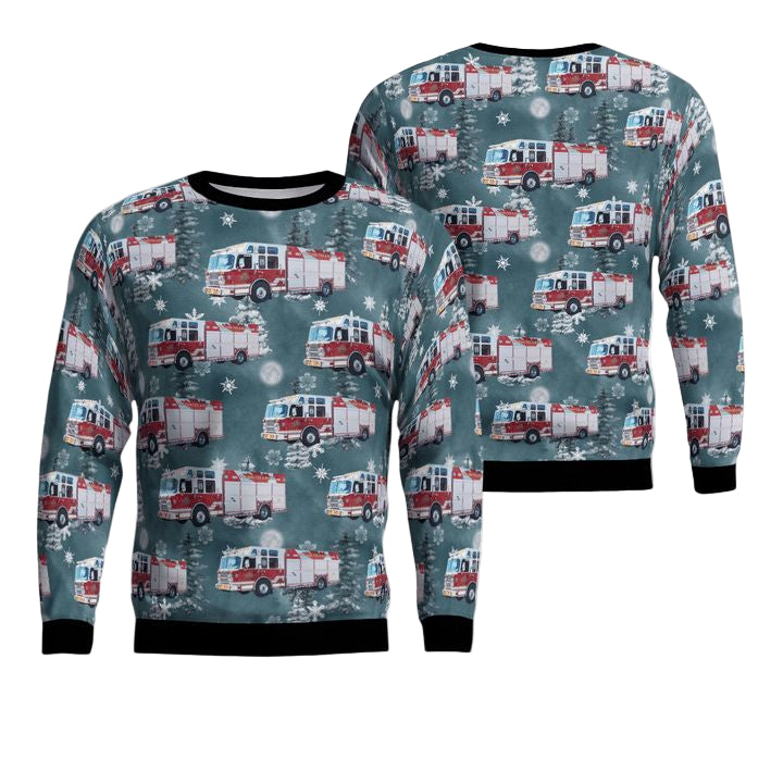 Canada Vaughan Fire and Rescue Services AOP Sweater ? Usalast