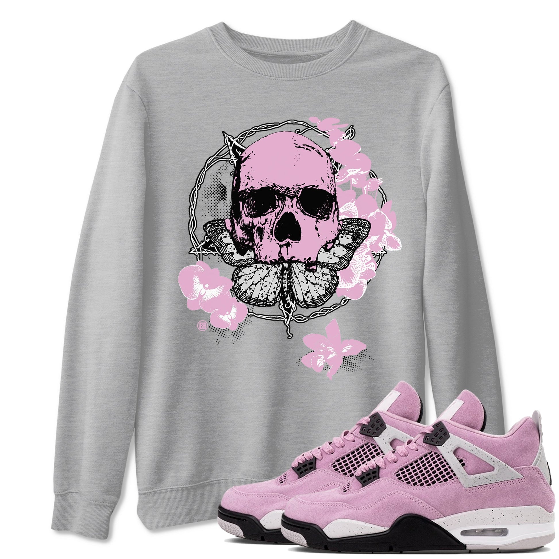 Carpe Diem Skull Sneaker Tees - Air Jordan 4 Orchid