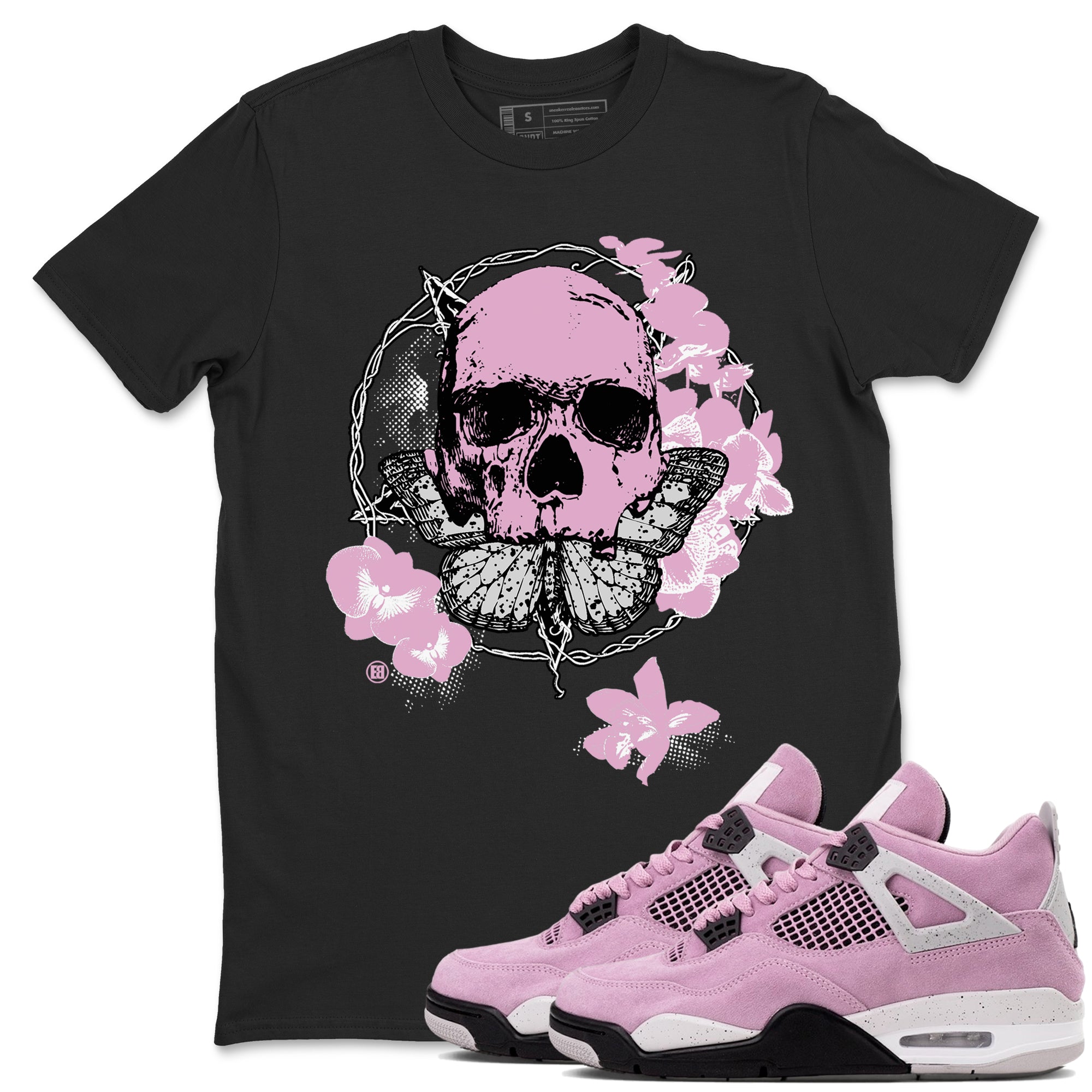 Carpe Diem Skull Sneaker Tees - Air Jordan 4 Orchid