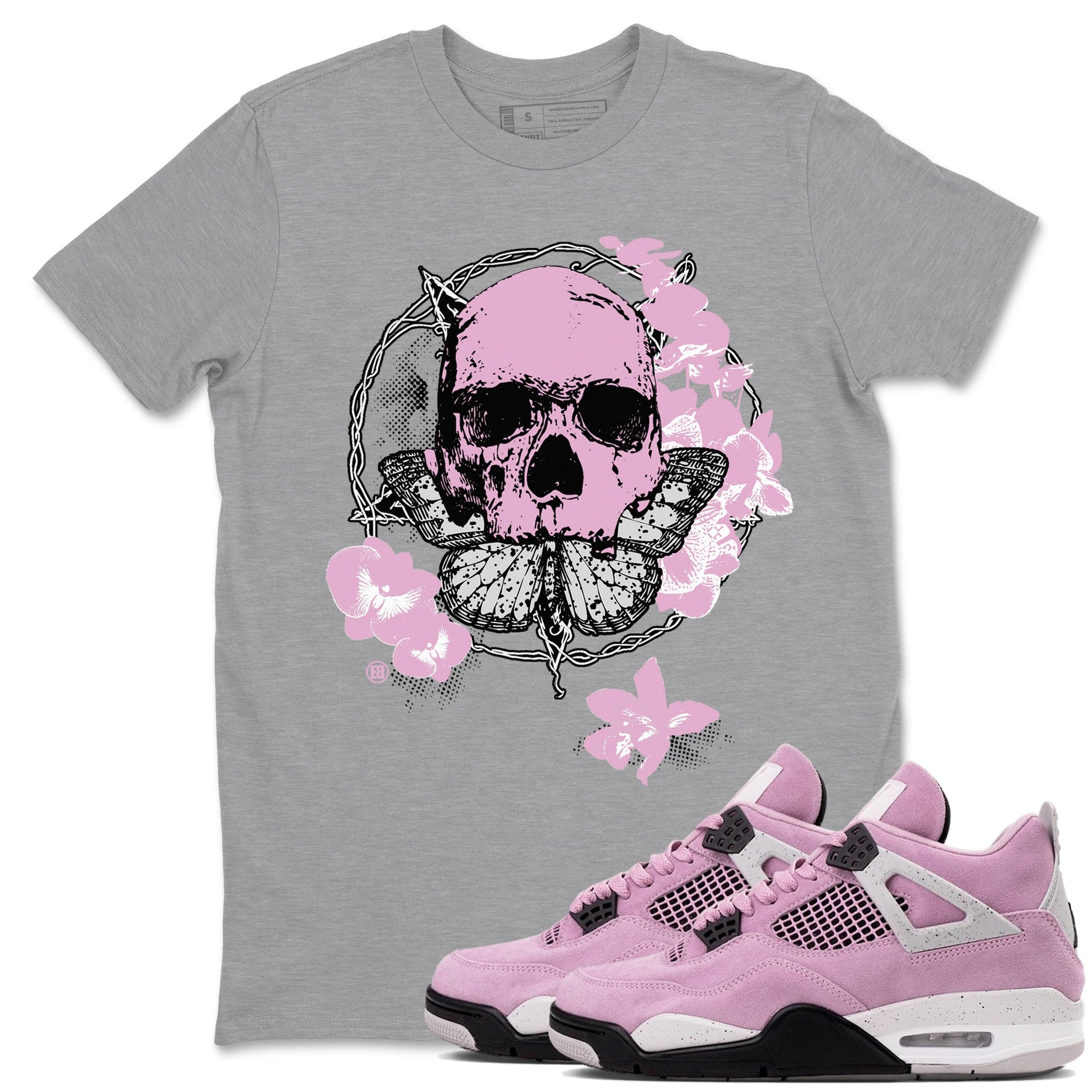 Carpe Diem Skull Sneaker Tees - Air Jordan 4 Orchid