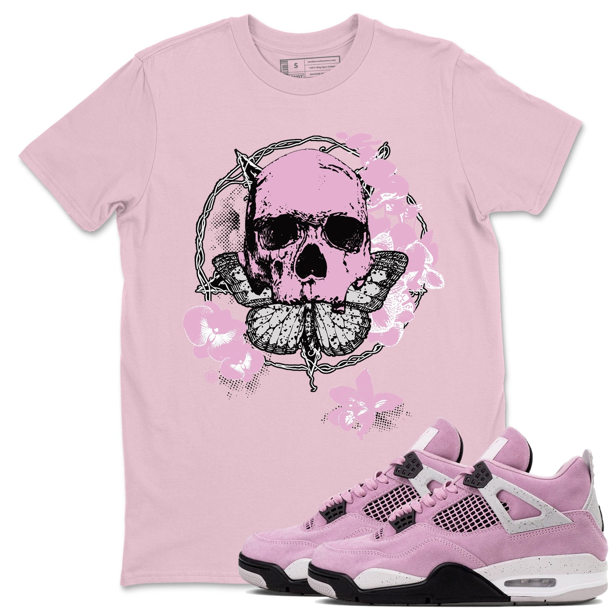 Carpe Diem Skull Sneaker Tees - Air Jordan 4 Orchid
