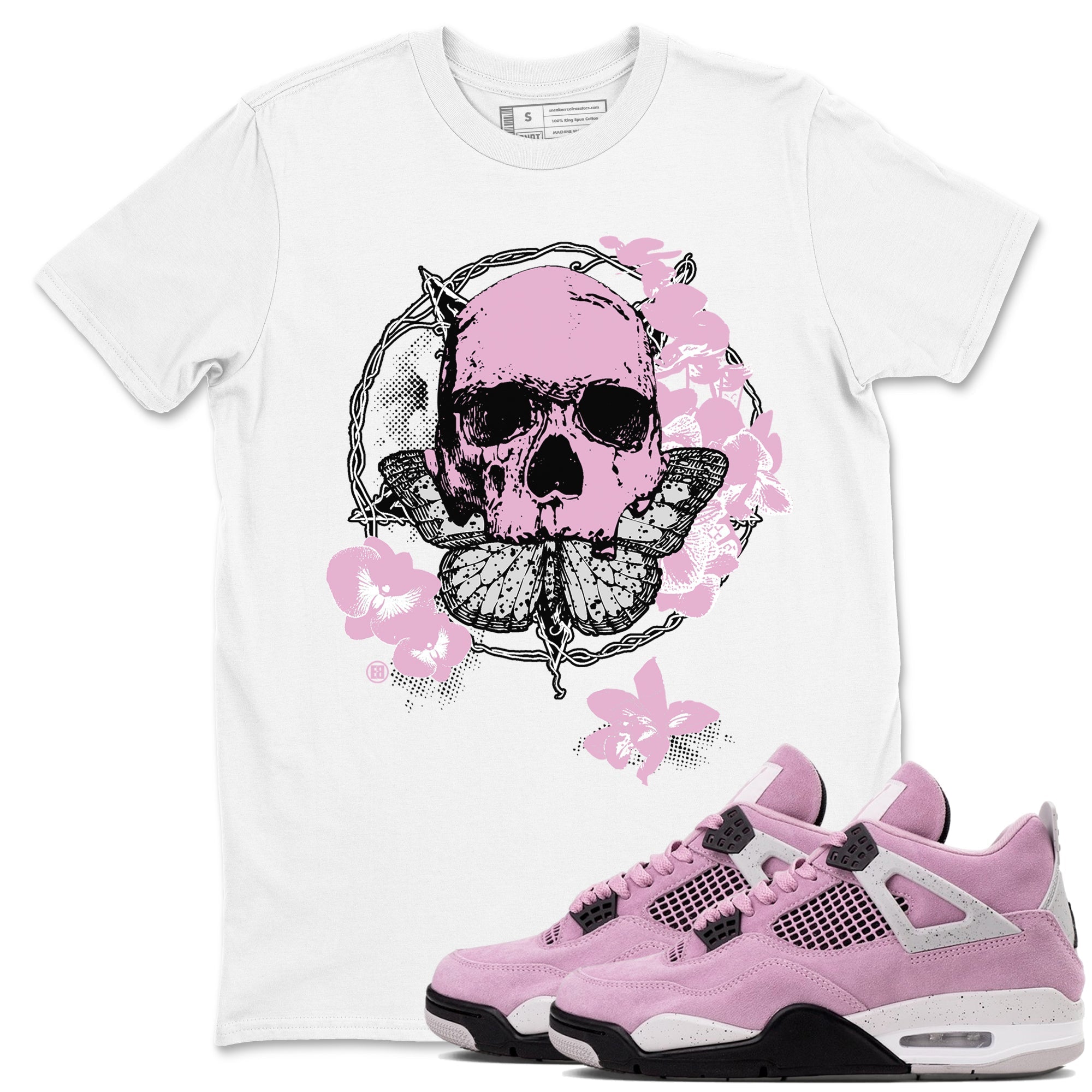 Carpe Diem Skull Sneaker Tees - Air Jordan 4 Orchid