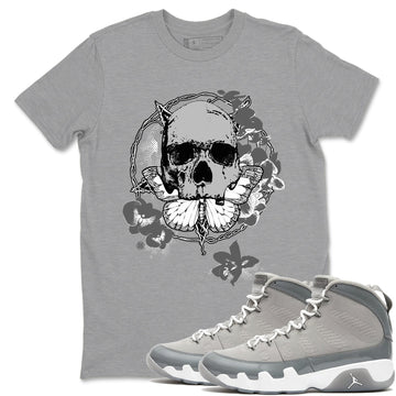 Carpe Diem Skull Sneaker Tees - Air Jordan 9 Cool Grey