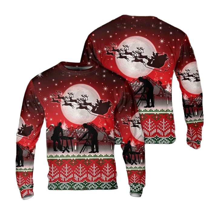 Carpenter Christmas Sweater 3D ? Usalast