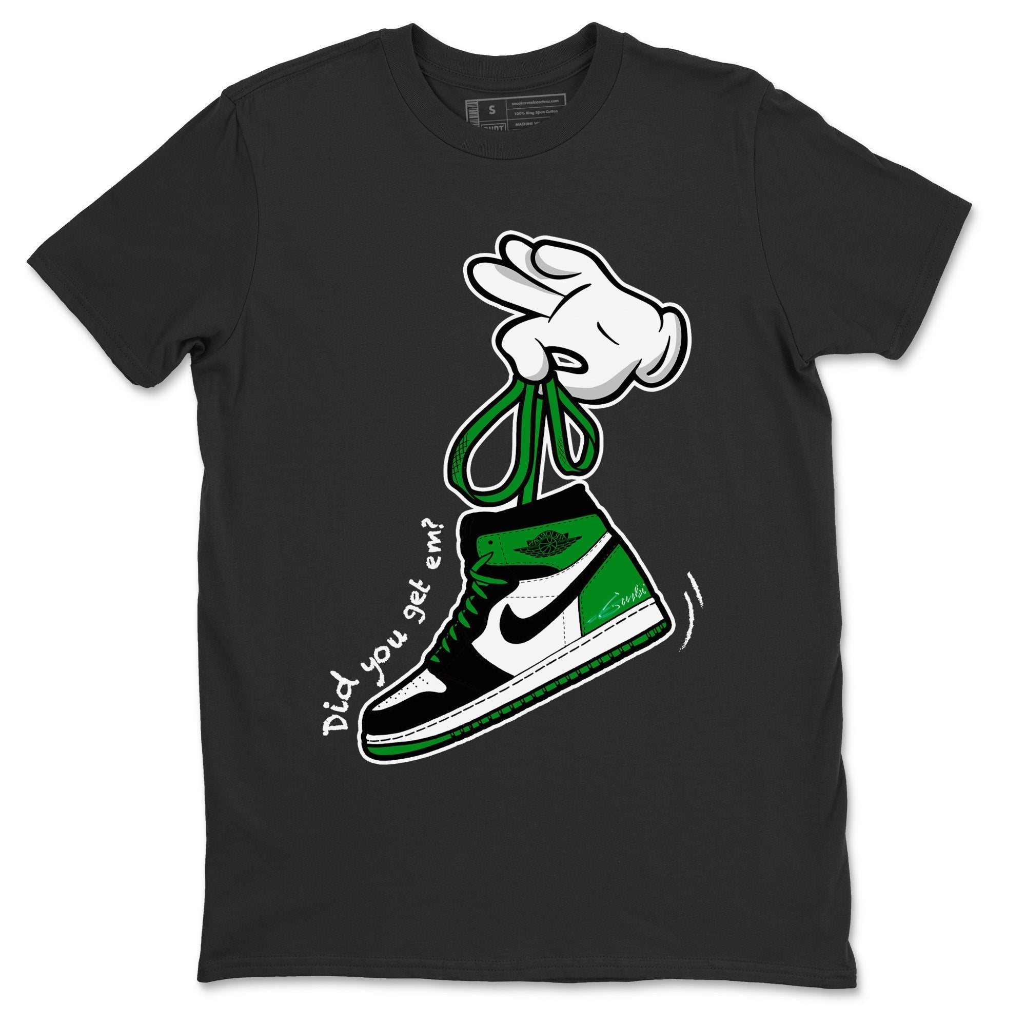 Cartoon Hands Unisex Tops - Air Jordan 1 Celtics