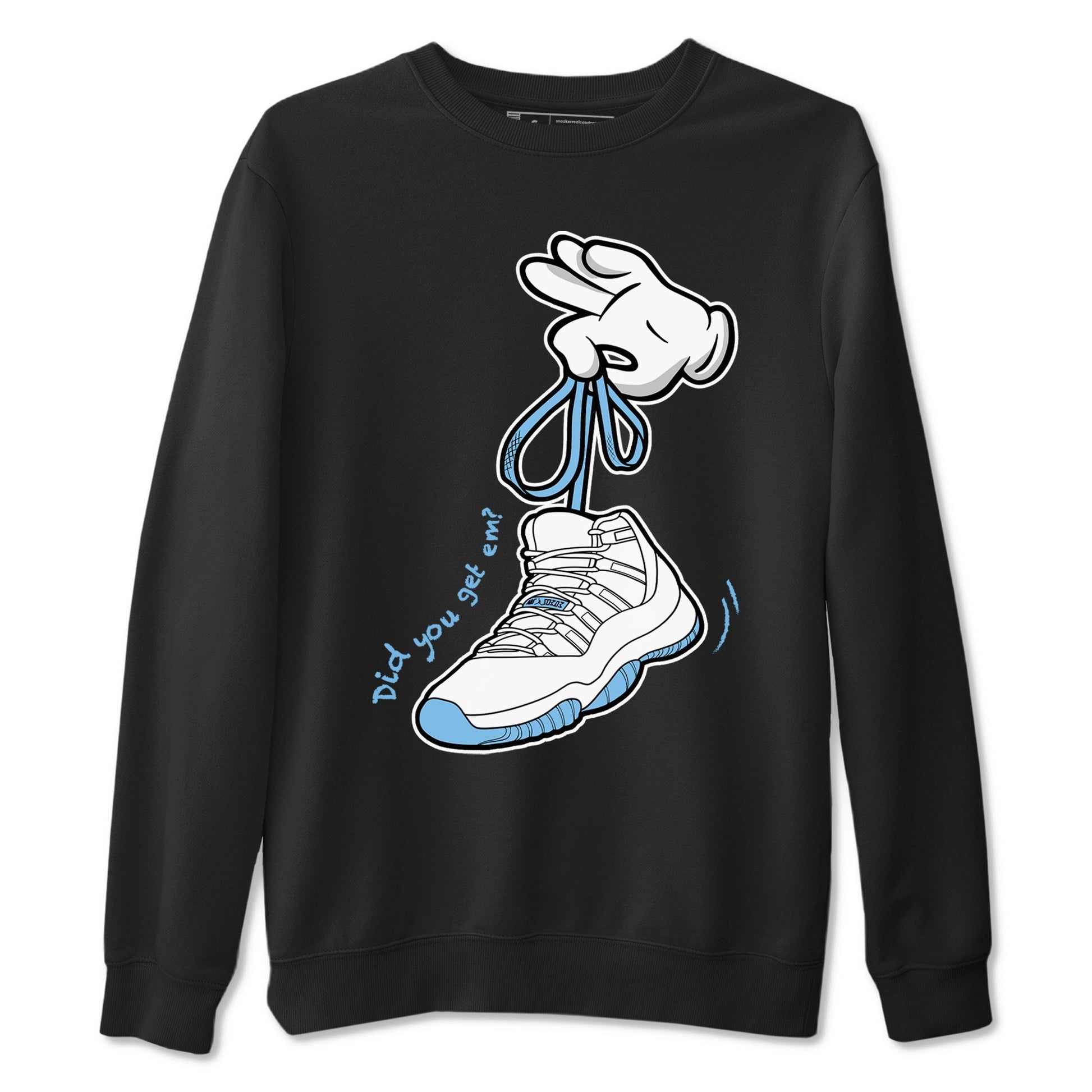 Cartoon Hands Sneaker Tees - Air Jordan 11 Legend Blue