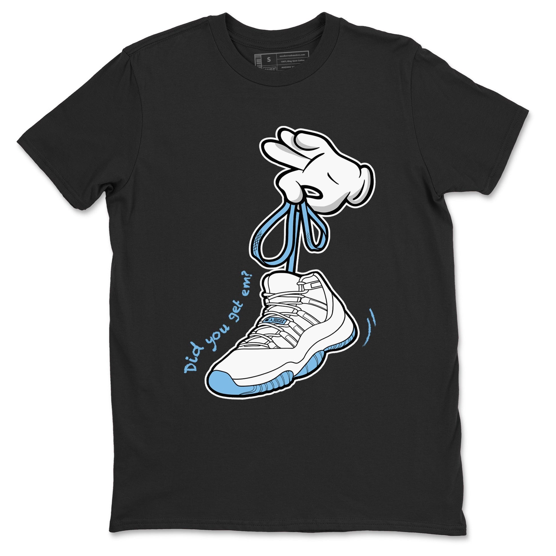 Cartoon Hands Sneaker Tees - Air Jordan 11 Legend Blue