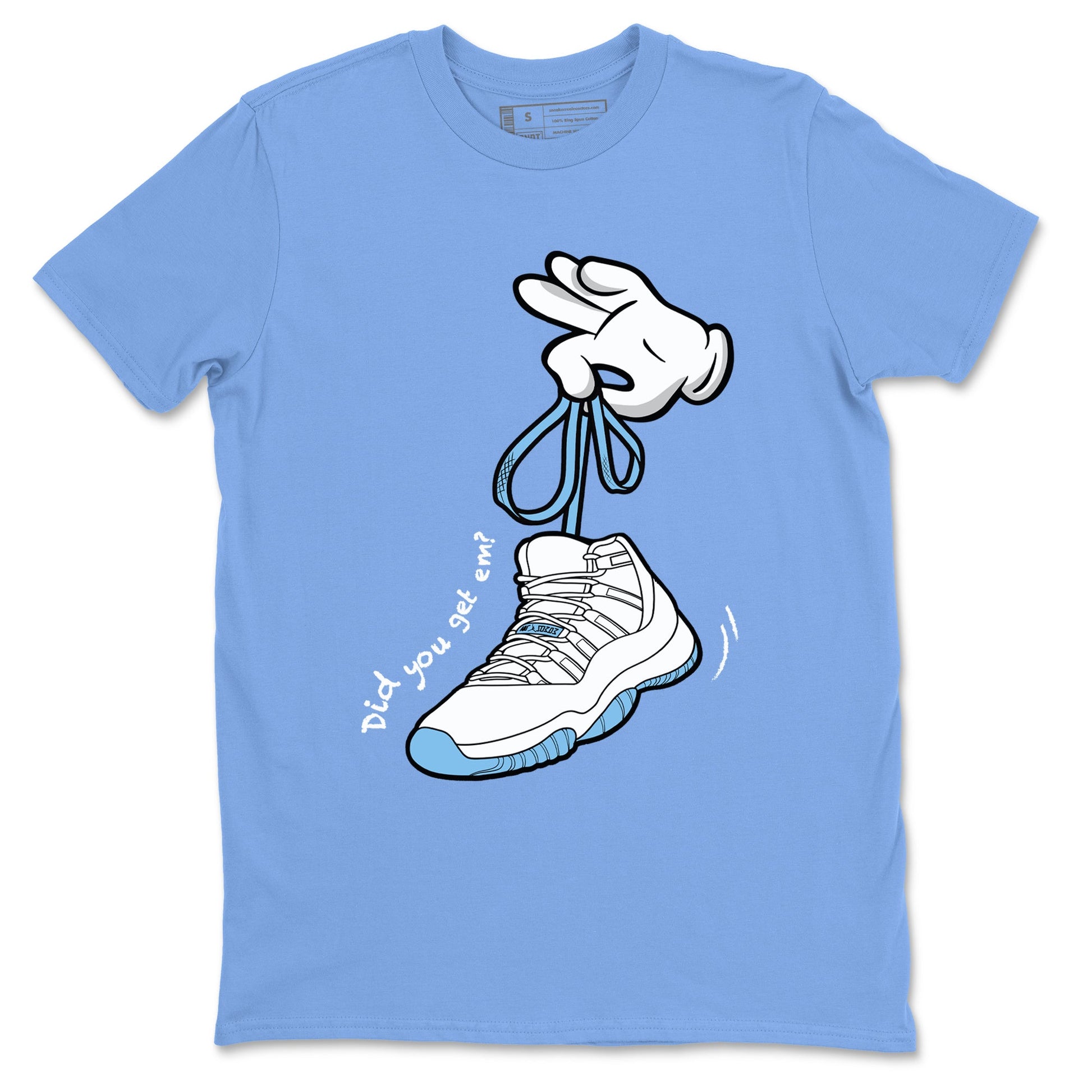 Cartoon Hands Sneaker Tees - Air Jordan 11 Legend Blue
