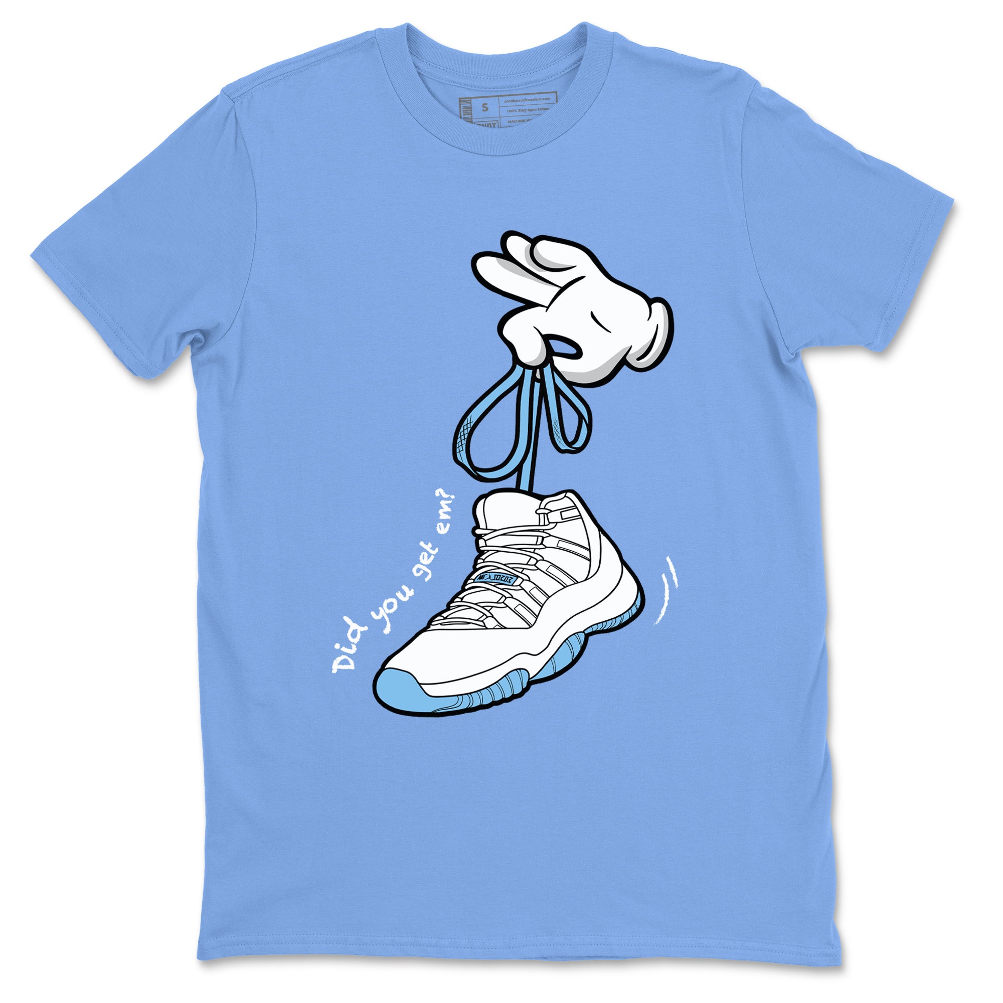 Cartoon Hands Sneaker Tees - Air Jordan 11 Legend Blue