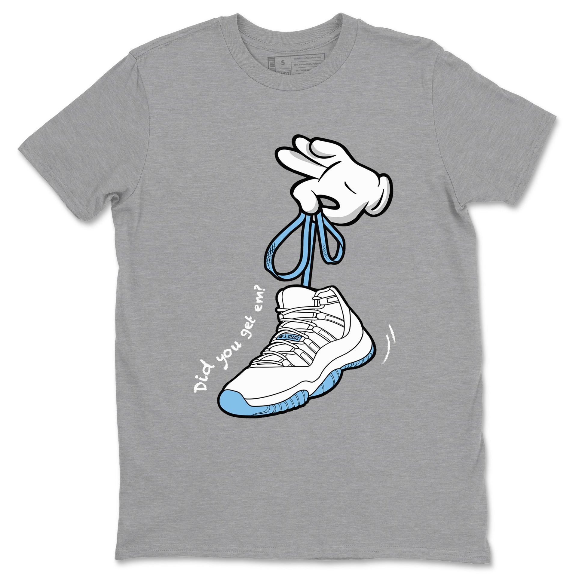 Cartoon Hands Sneaker Tees - Air Jordan 11 Legend Blue