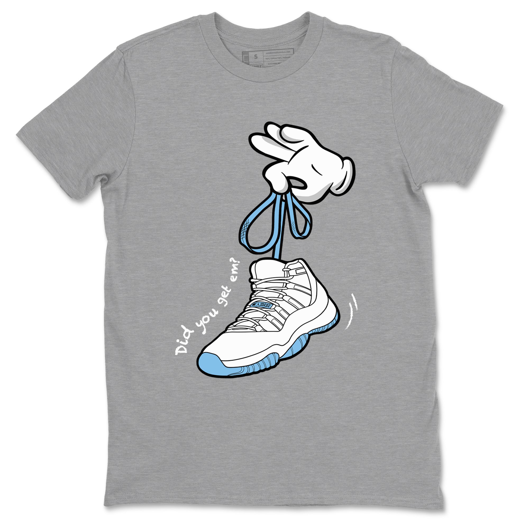 Cartoon Hands Sneaker Tees - Air Jordan 11 Legend Blue