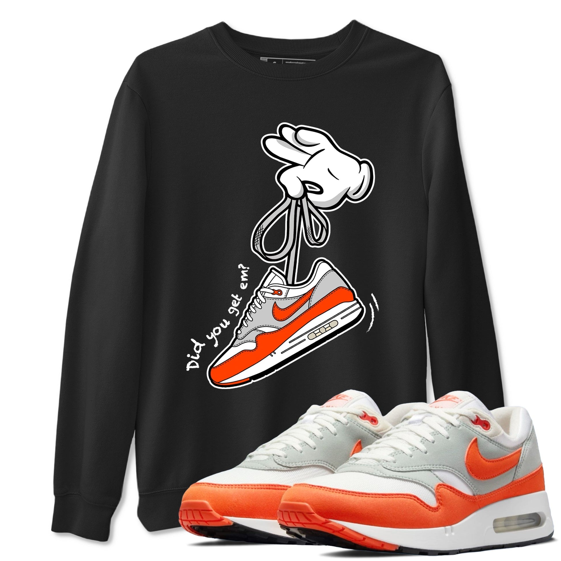 Cartoon Hands Sneaker Tees - Air Max 1 Cosmic Clay