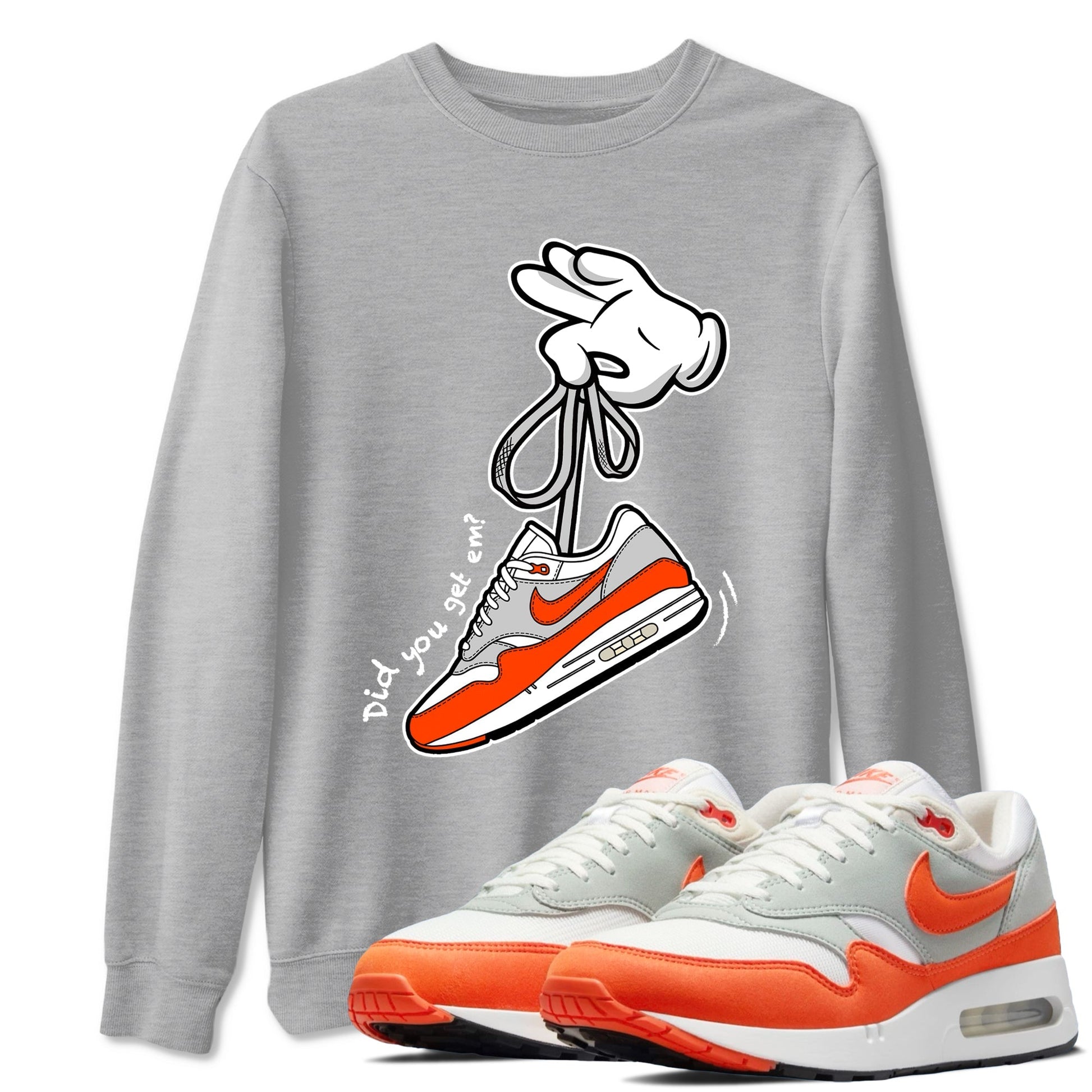 Cartoon Hands Sneaker Tees - Air Max 1 Cosmic Clay