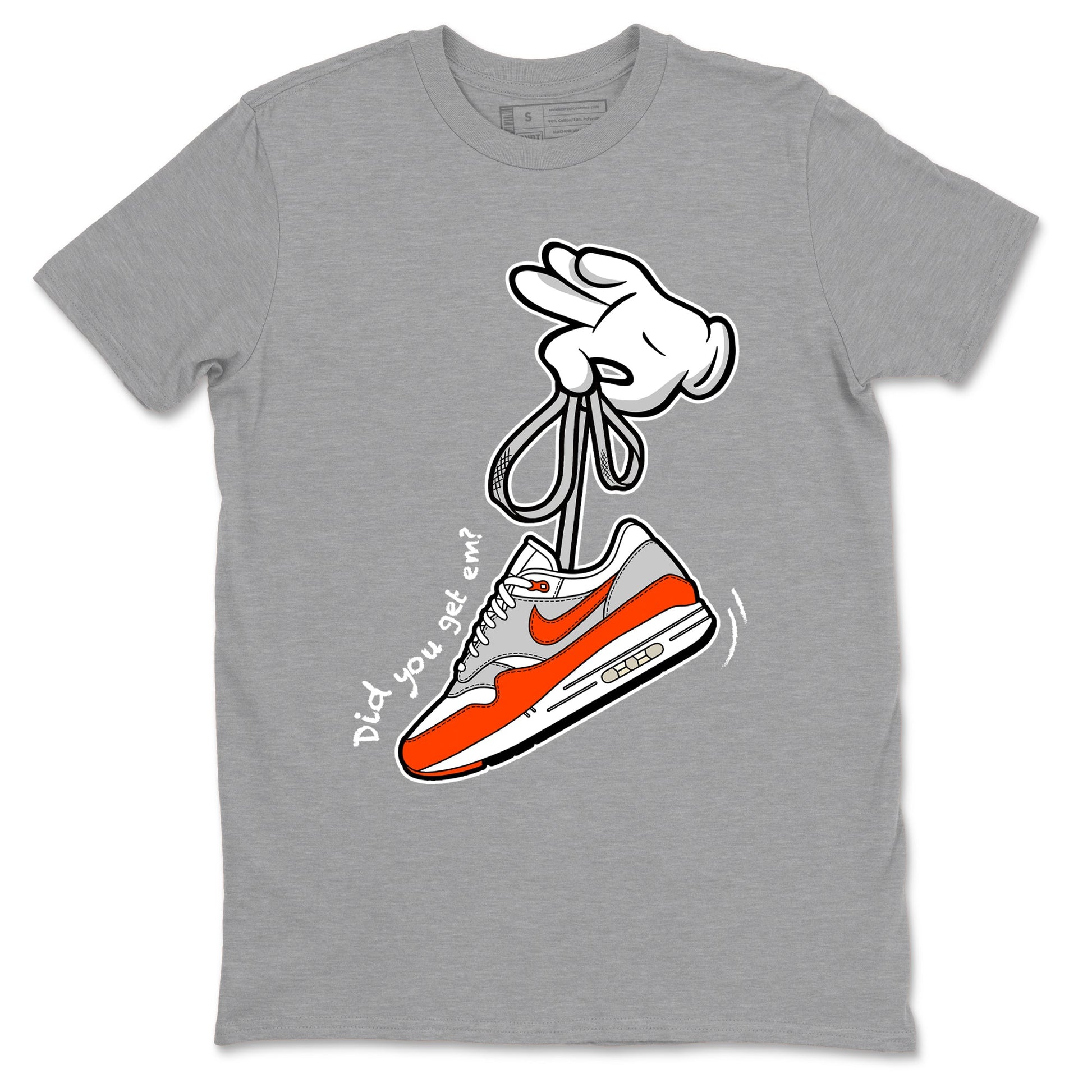 Cartoon Hands Sneaker Tees - Air Max 1 Cosmic Clay