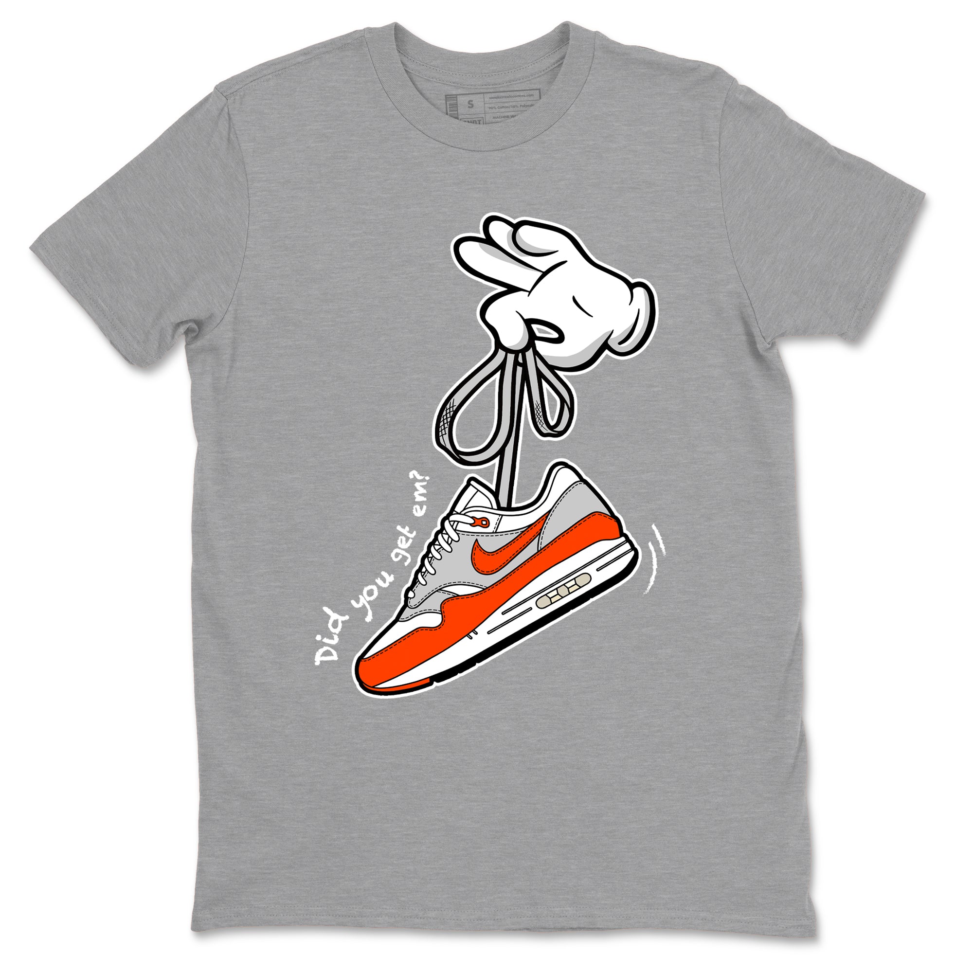 Cartoon Hands Sneaker Tees - Air Max 1 Cosmic Clay