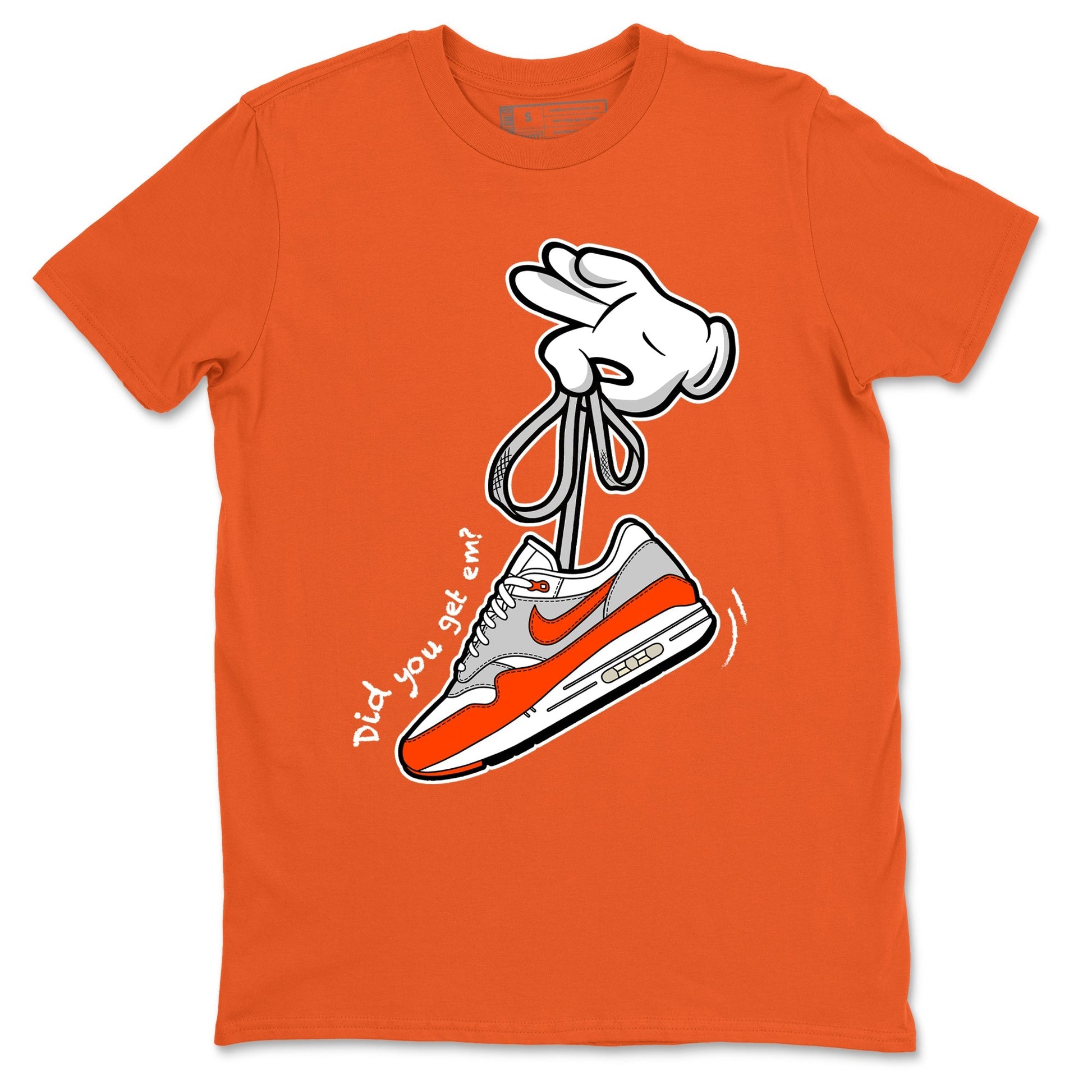 Cartoon Hands Sneaker Tees - Air Max 1 Cosmic Clay