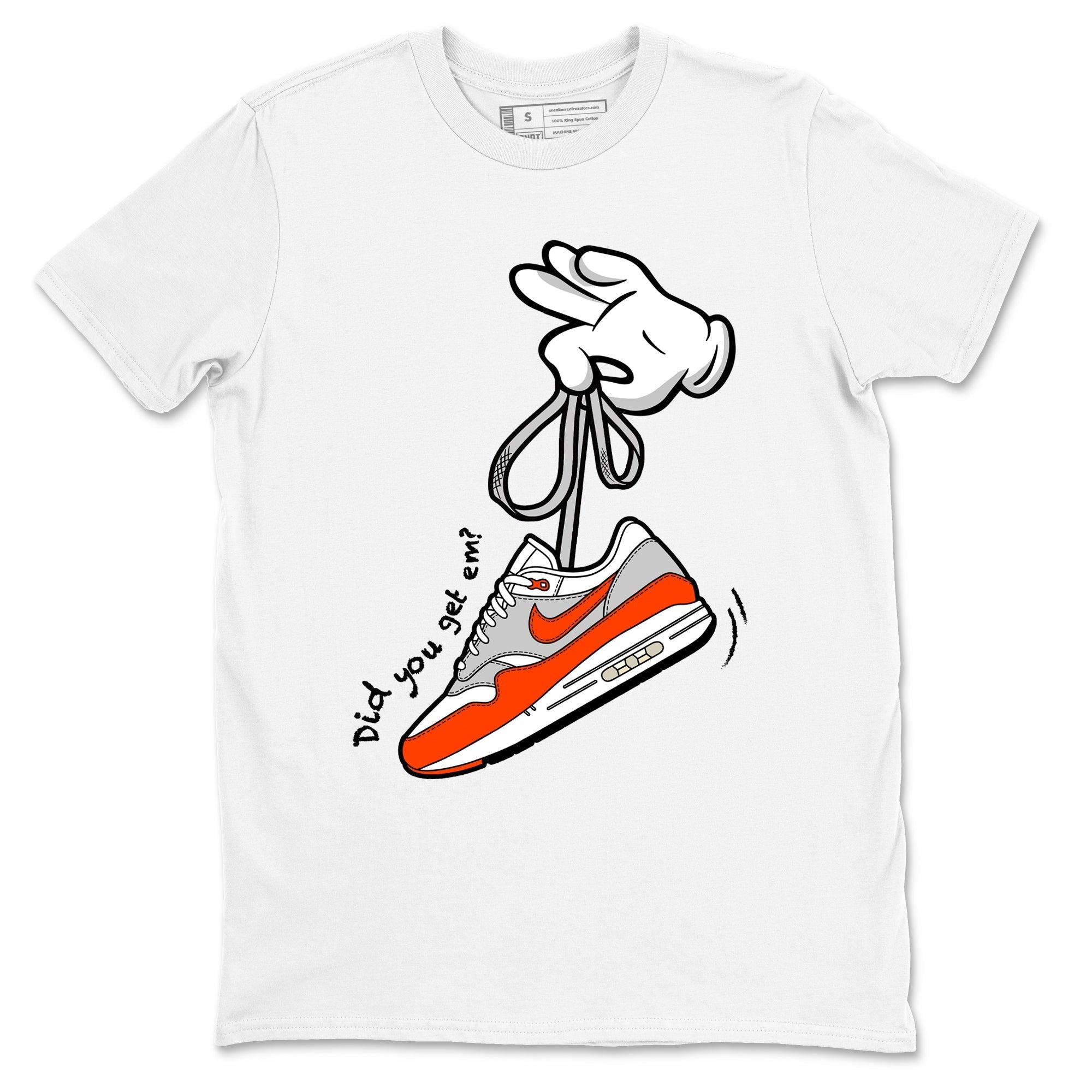 Cartoon Hands Sneaker Tees - Air Max 1 Cosmic Clay