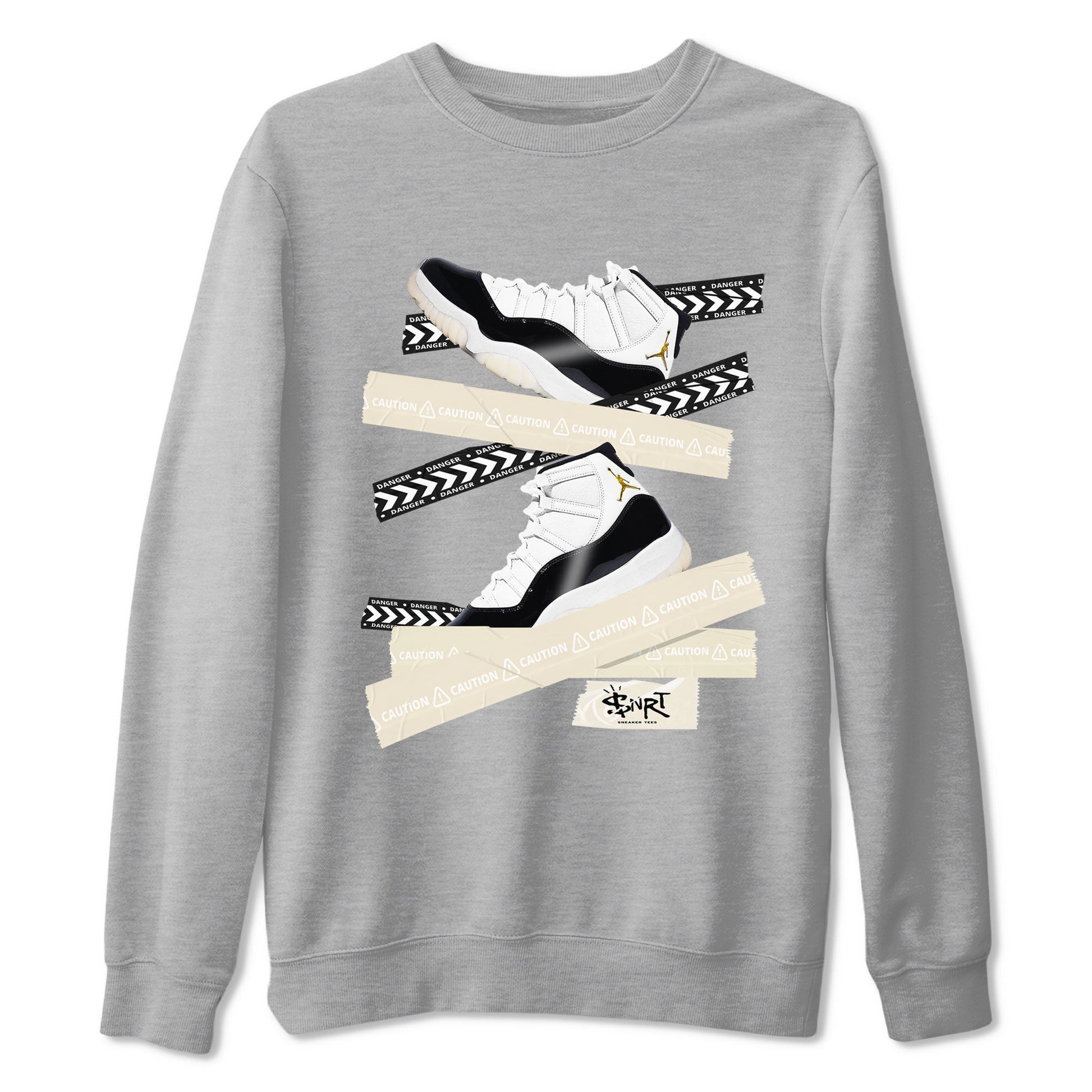 Caution Tape Sneaker Tee - Air Jordan 11 Gratitude
