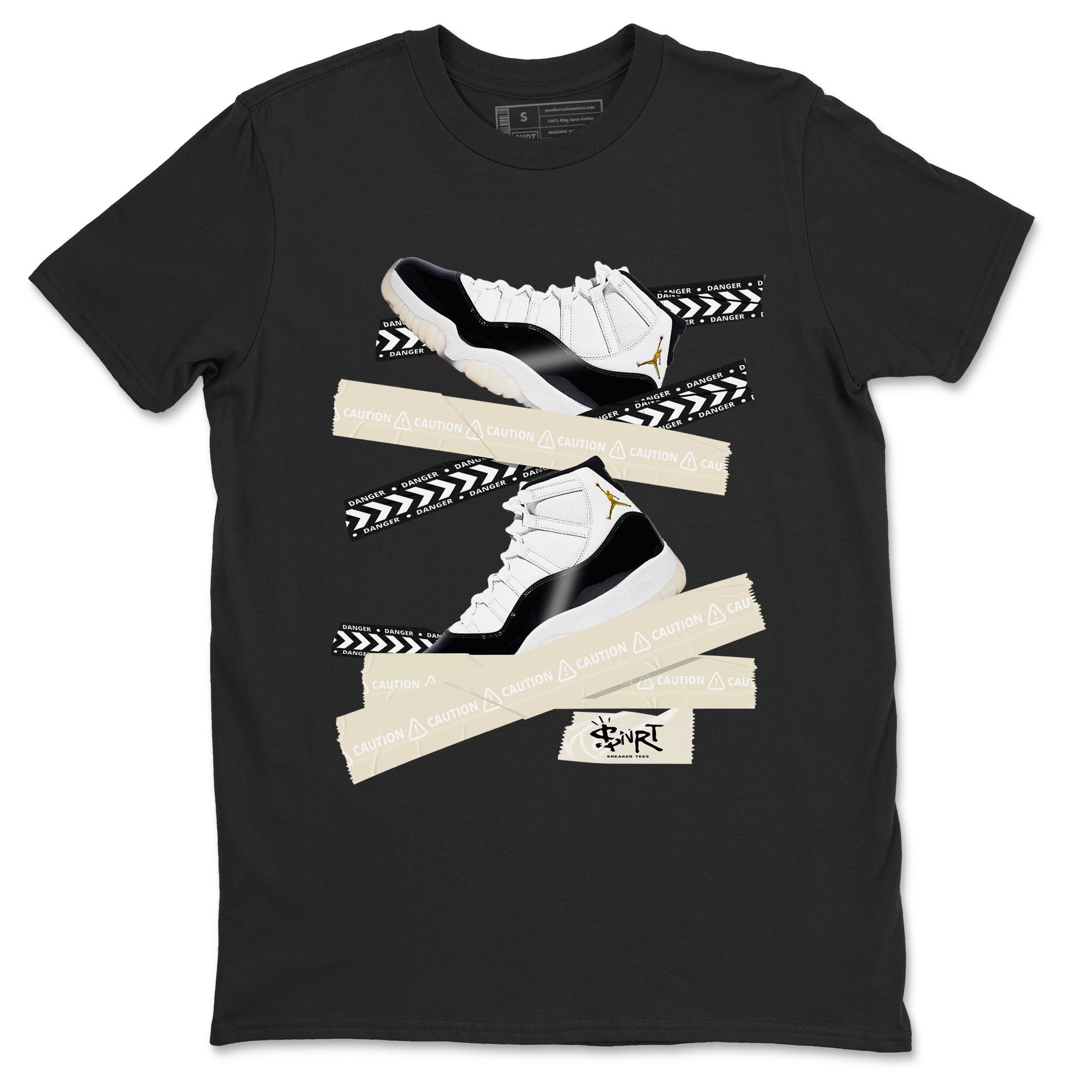Caution Tape Sneaker Tee - Air Jordan 11 Gratitude