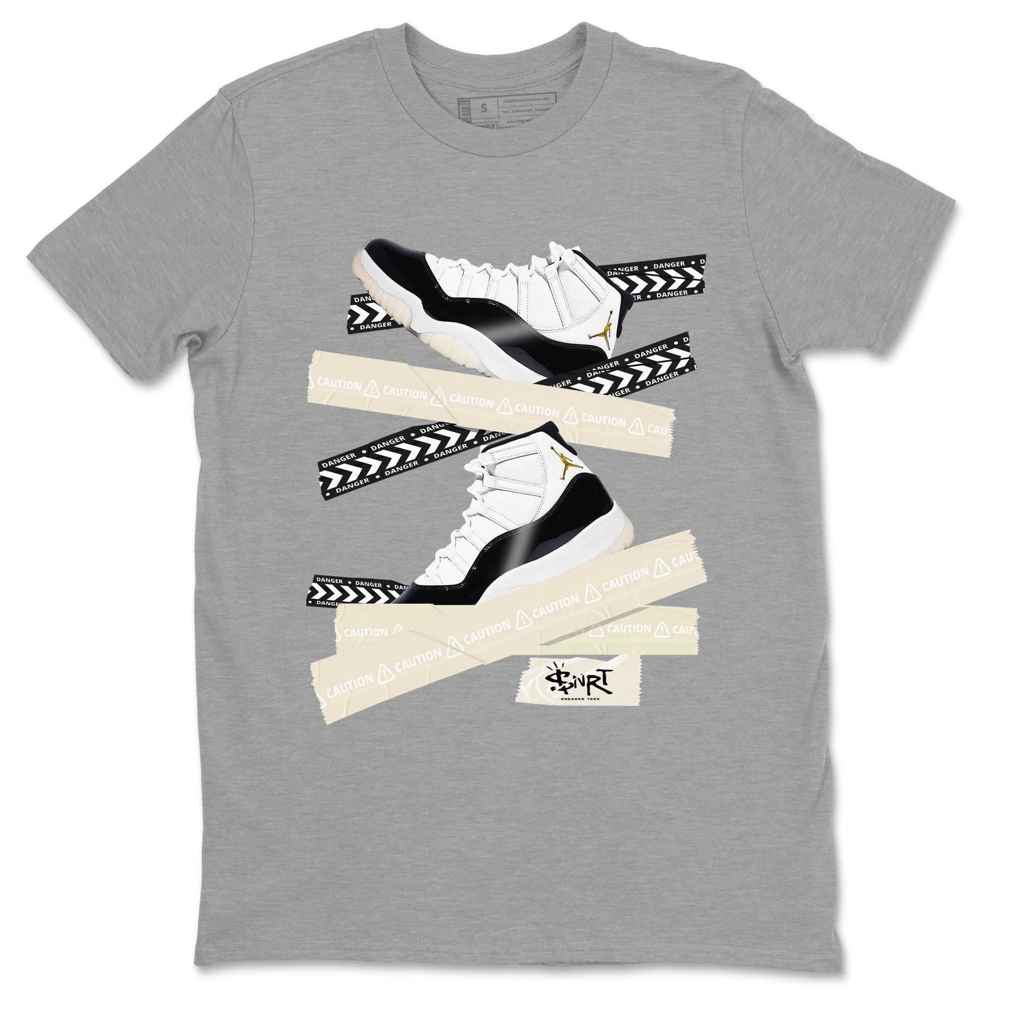 Caution Tape Sneaker Tee - Air Jordan 11 Gratitude