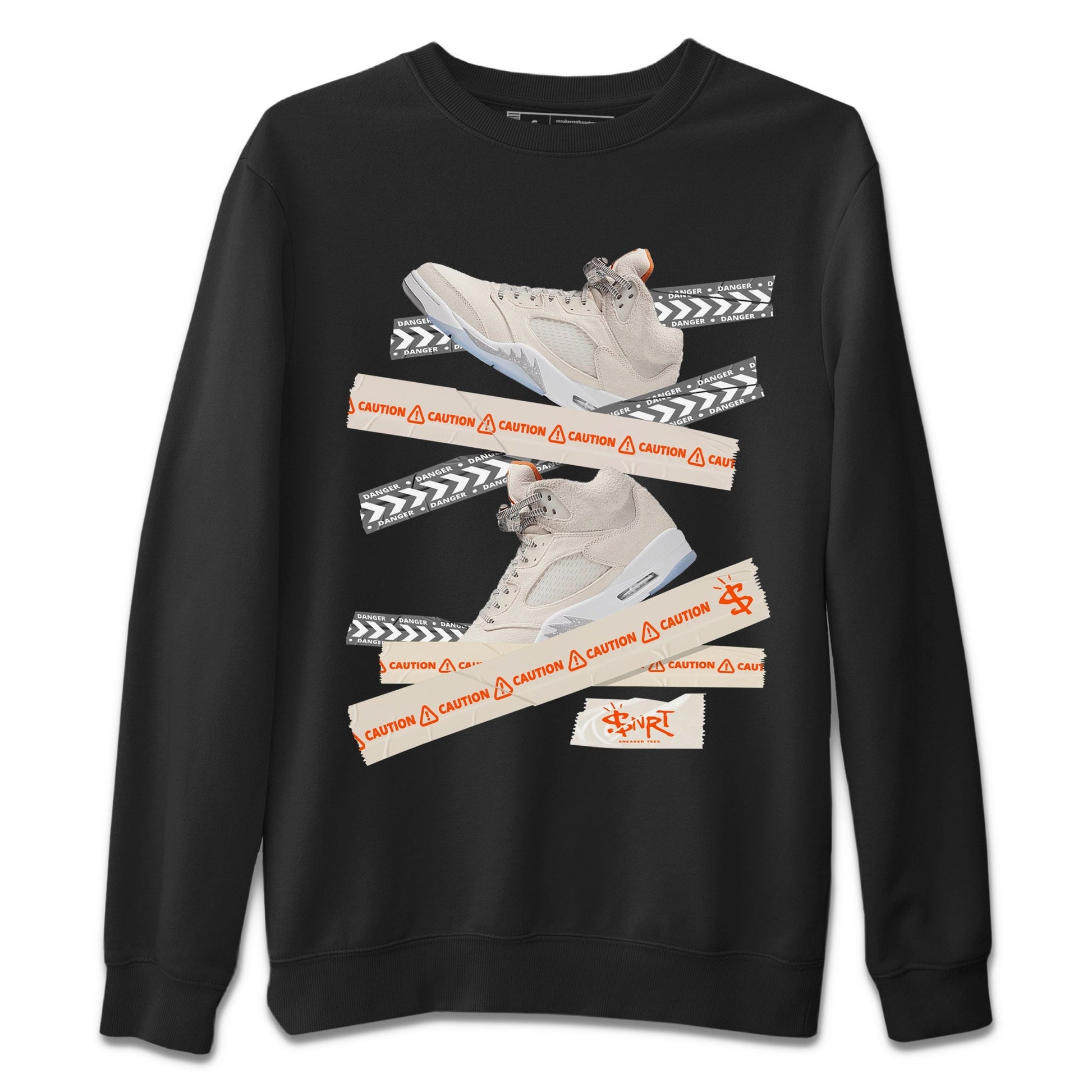 Caution Tape Unisex Tops - Air Jordan 5 Craft