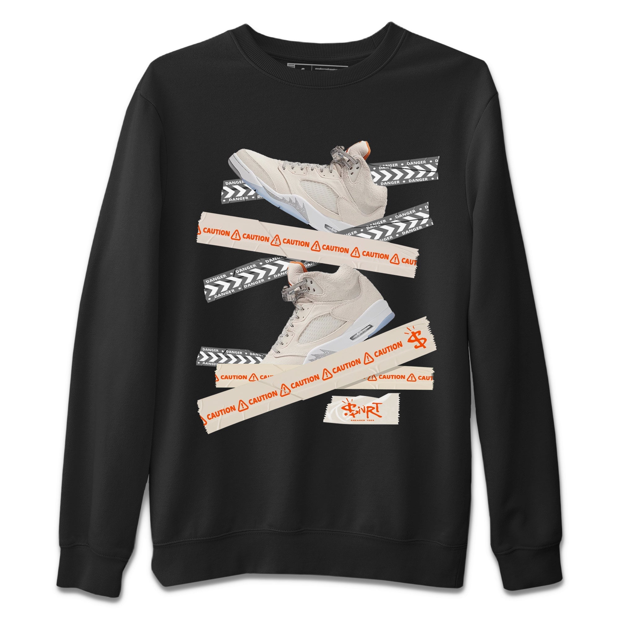Caution Tape Unisex Tops - Air Jordan 5 Craft