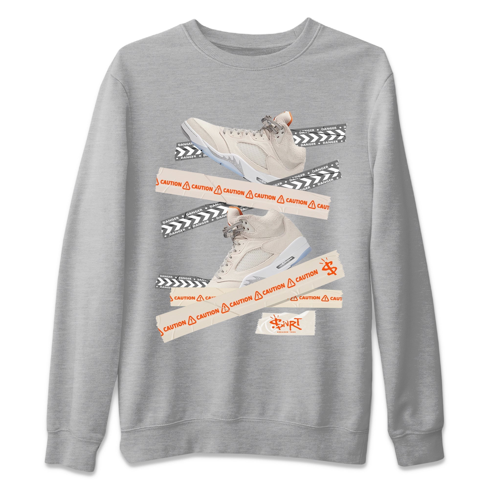 Caution Tape Unisex Tops - Air Jordan 5 Craft