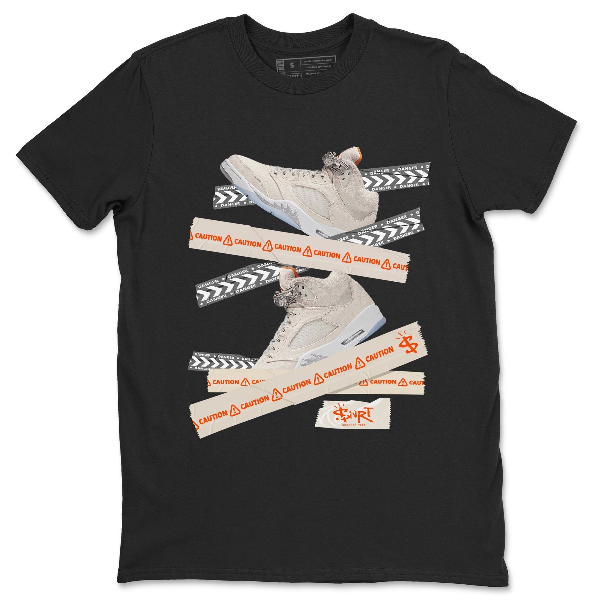Caution Tape Unisex Tops - Air Jordan 5 Craft