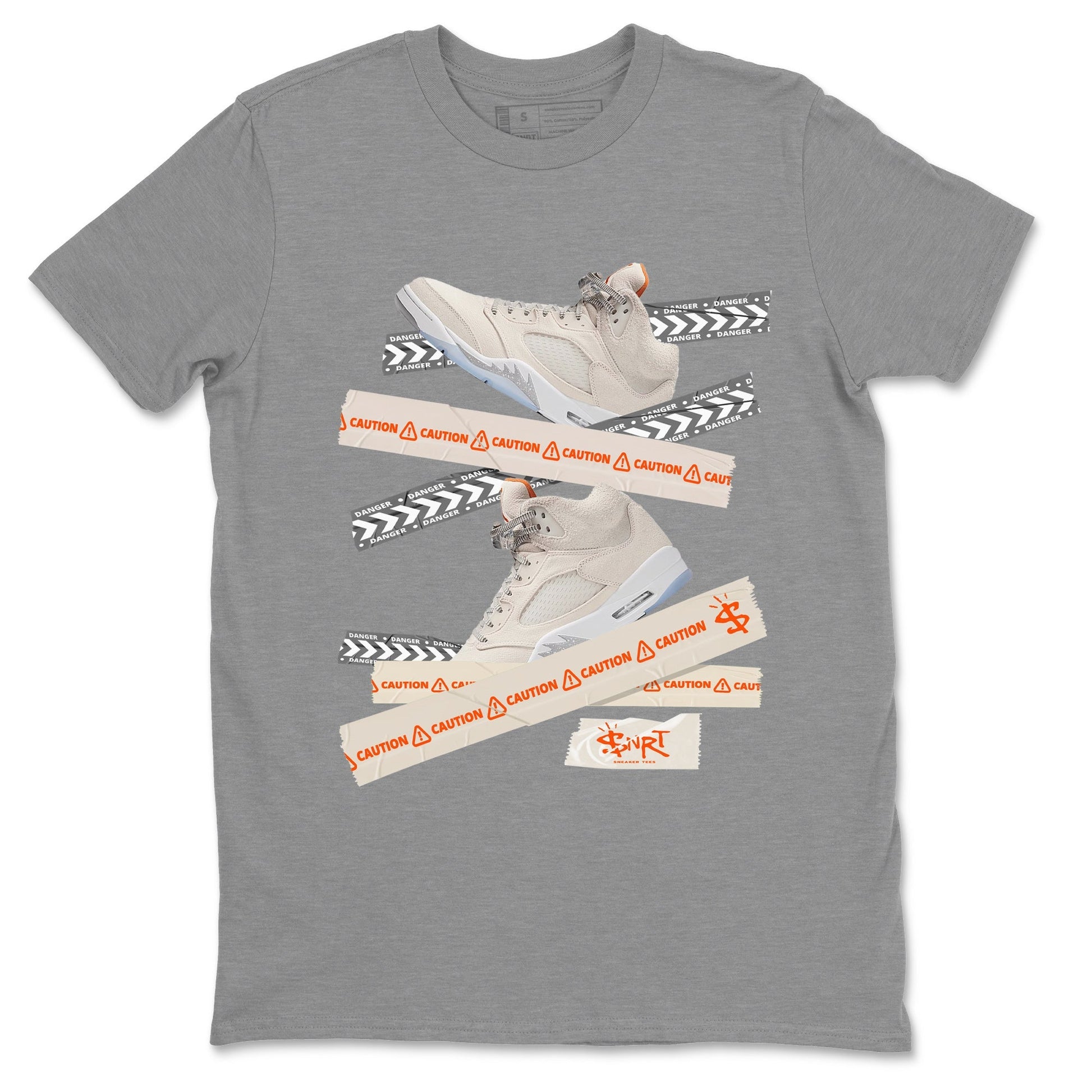 Caution Tape Unisex Tops - Air Jordan 5 Craft