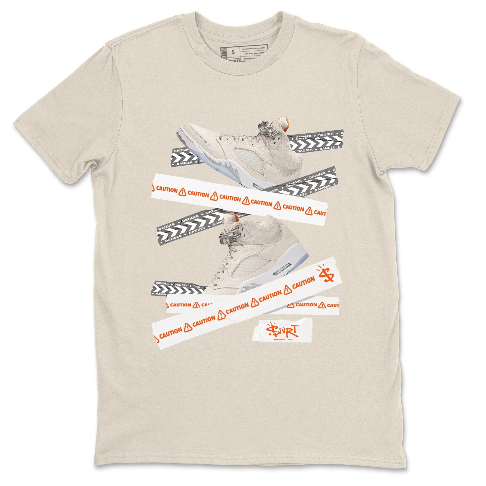 Caution Tape Unisex Tops - Air Jordan 5 Craft