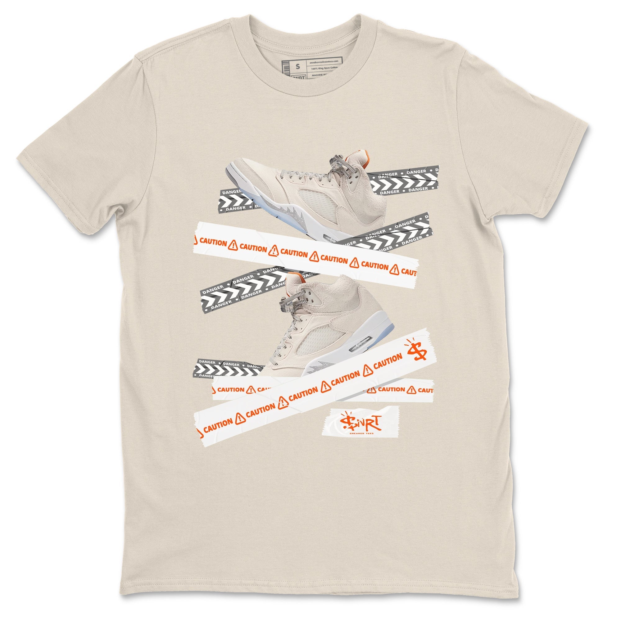 Caution Tape Unisex Tops - Air Jordan 5 Craft