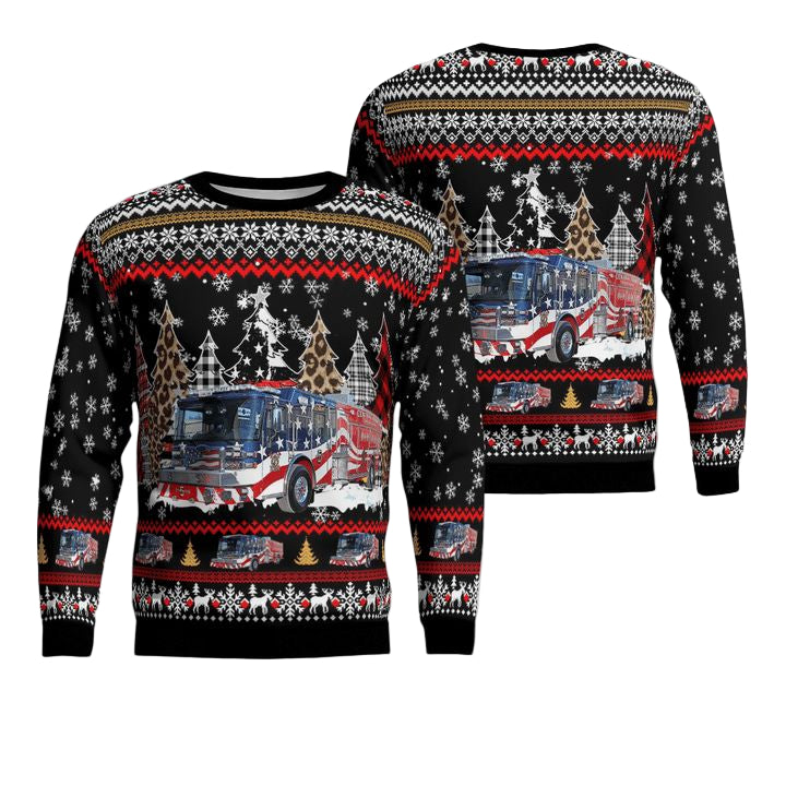 Central County Fire Rescue Missouri AOP Sweater ? Usalast