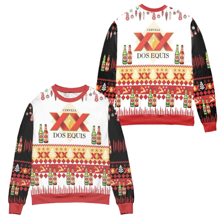 Cerveza Dos Equis XX Lager And Amber Ugly Christmas Sweater ? Usalast