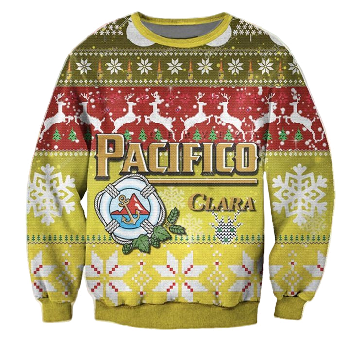 Cerveza Pacifico Clara Beer Ugly Christmas Sweater 2022 ? Usalast
