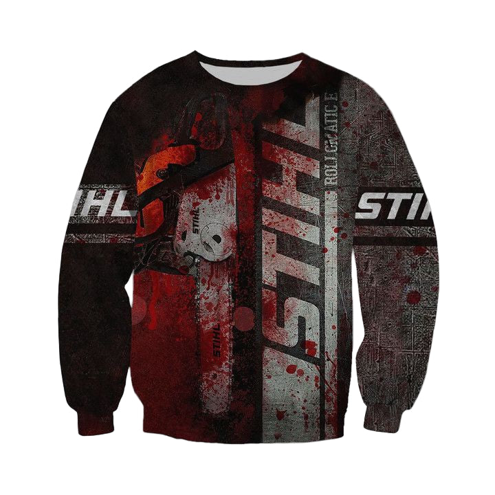 Chainsaw Stihl Brand Halloween 3D Sweater ? Usalast