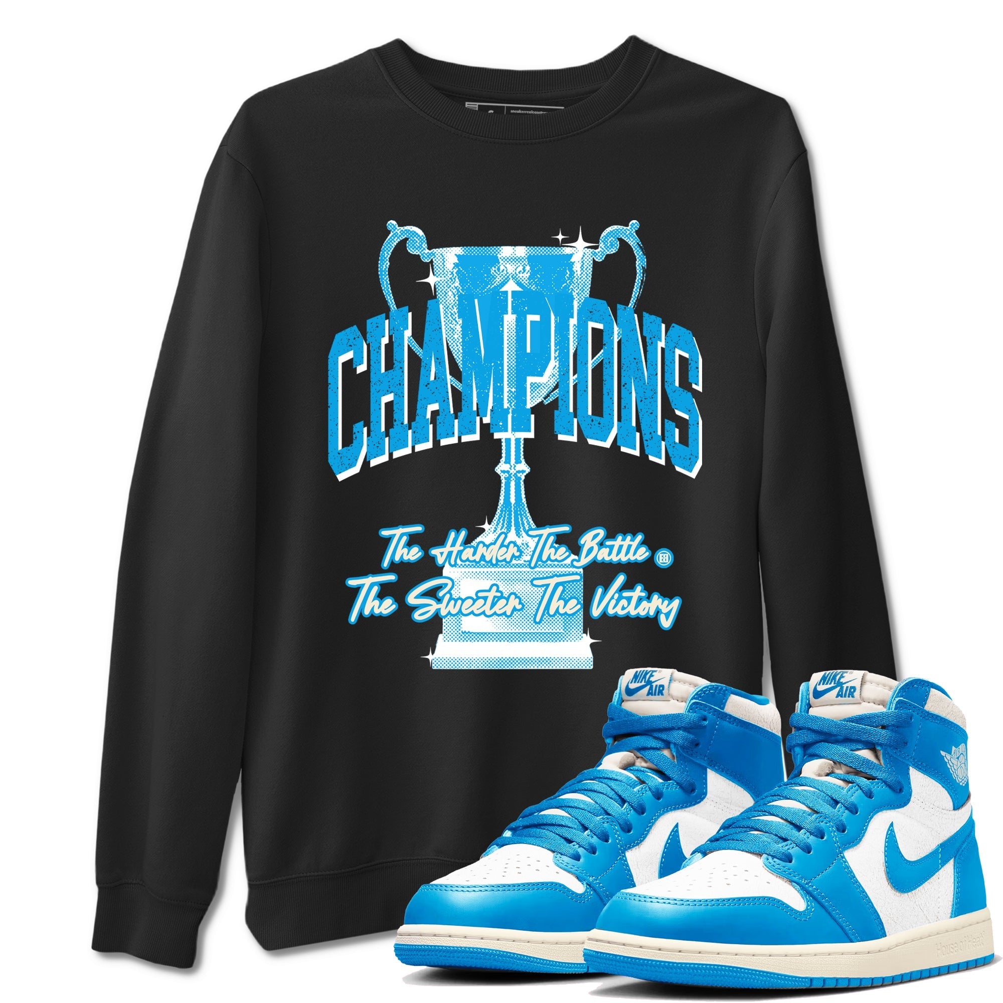 Champions Trophy Sneaker Tees - Air Jordan 1 UNC Reimagined