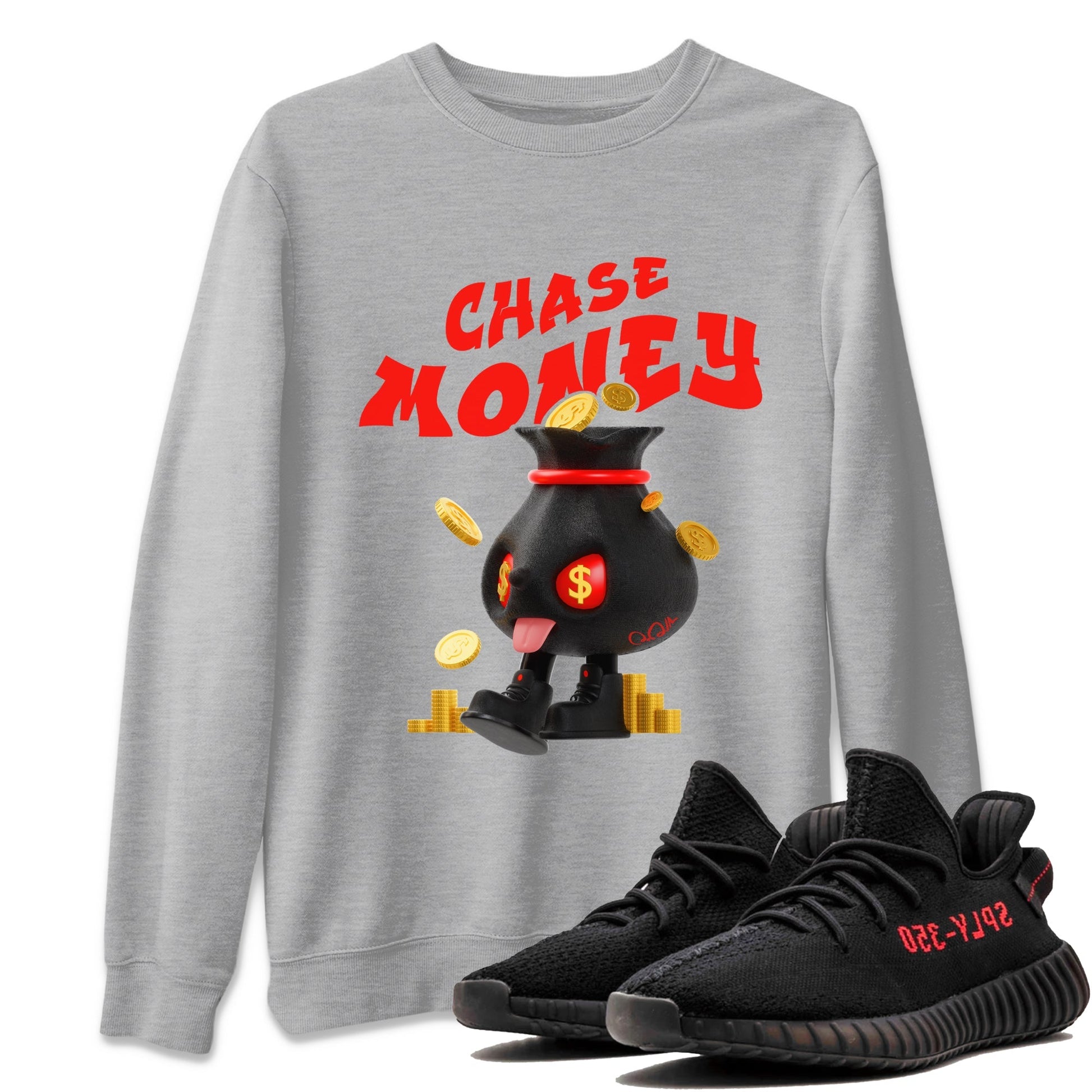 Chase Money Sneaker Tee - Yeezy 350 Bred