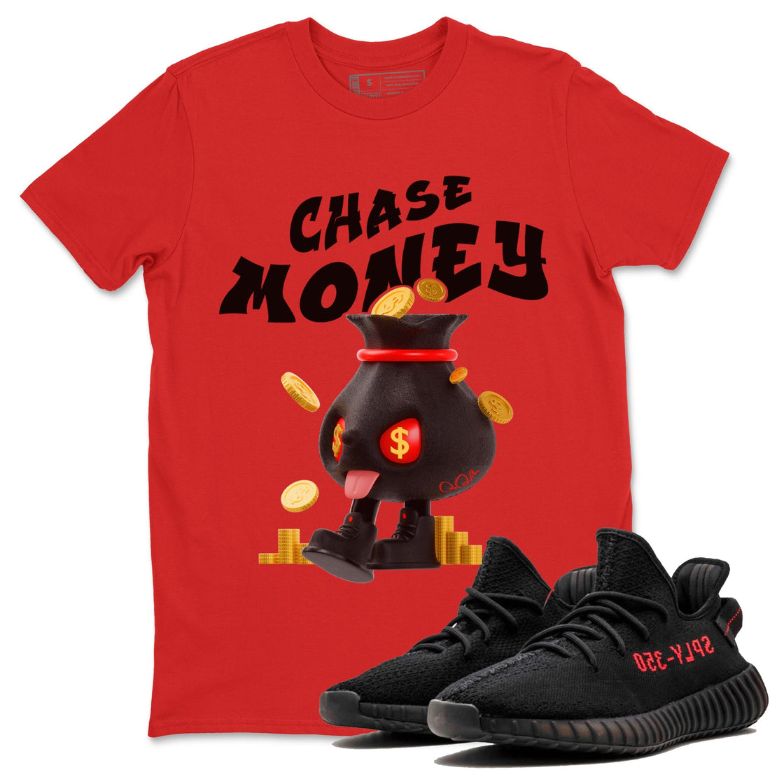 Chase Money Sneaker Tee - Yeezy 350 Bred