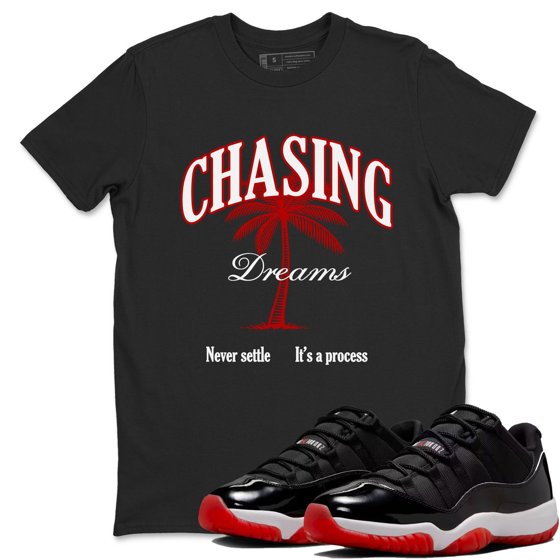 Chasing Dreams Sneaker Tees - Air Jordan 11 Bred
