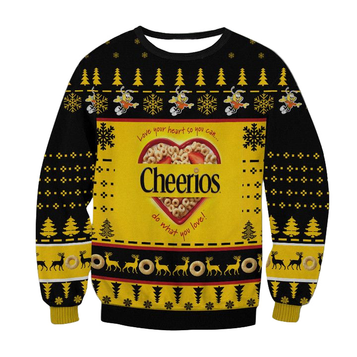 Cheerios Brand Ugly Christmas Sweater 2022 ? Usalast