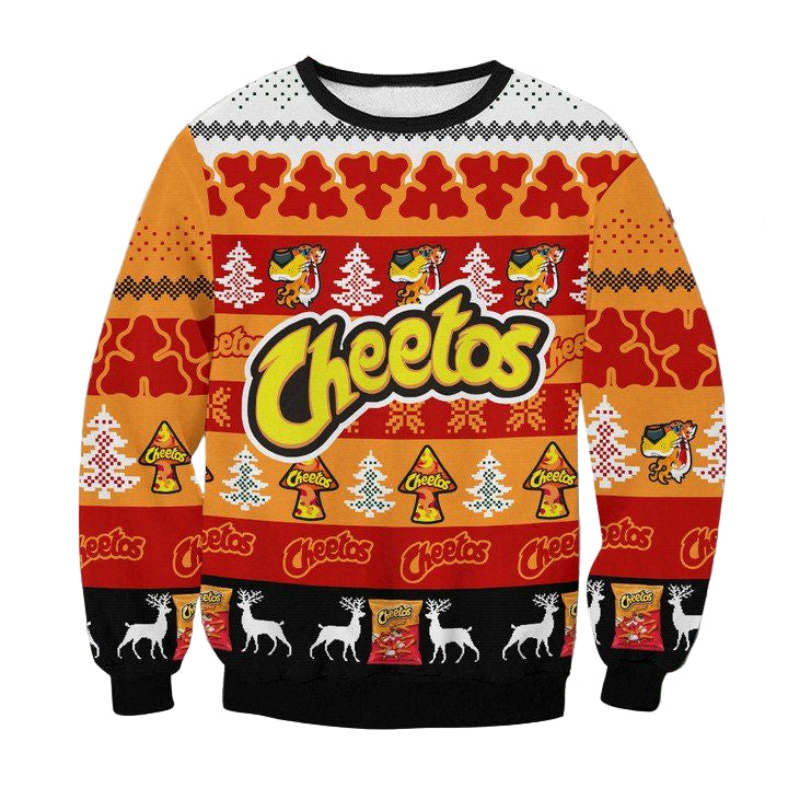 Cheetos Snacks Brand Ugly Christmas Sweater 2022 ? Usalast