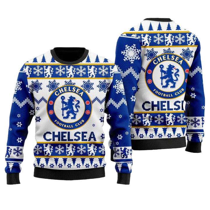 Chelsea Football Club Blue Faux Wool Sweater ? Usalast