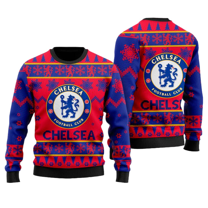 Chelsea Football Club Red Faux Wool Sweater ? Usalast