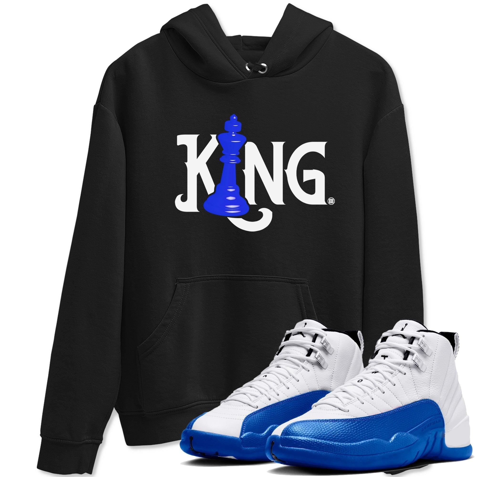 Chess King Sneaker Tees - Air Jordan 12 Blueberry