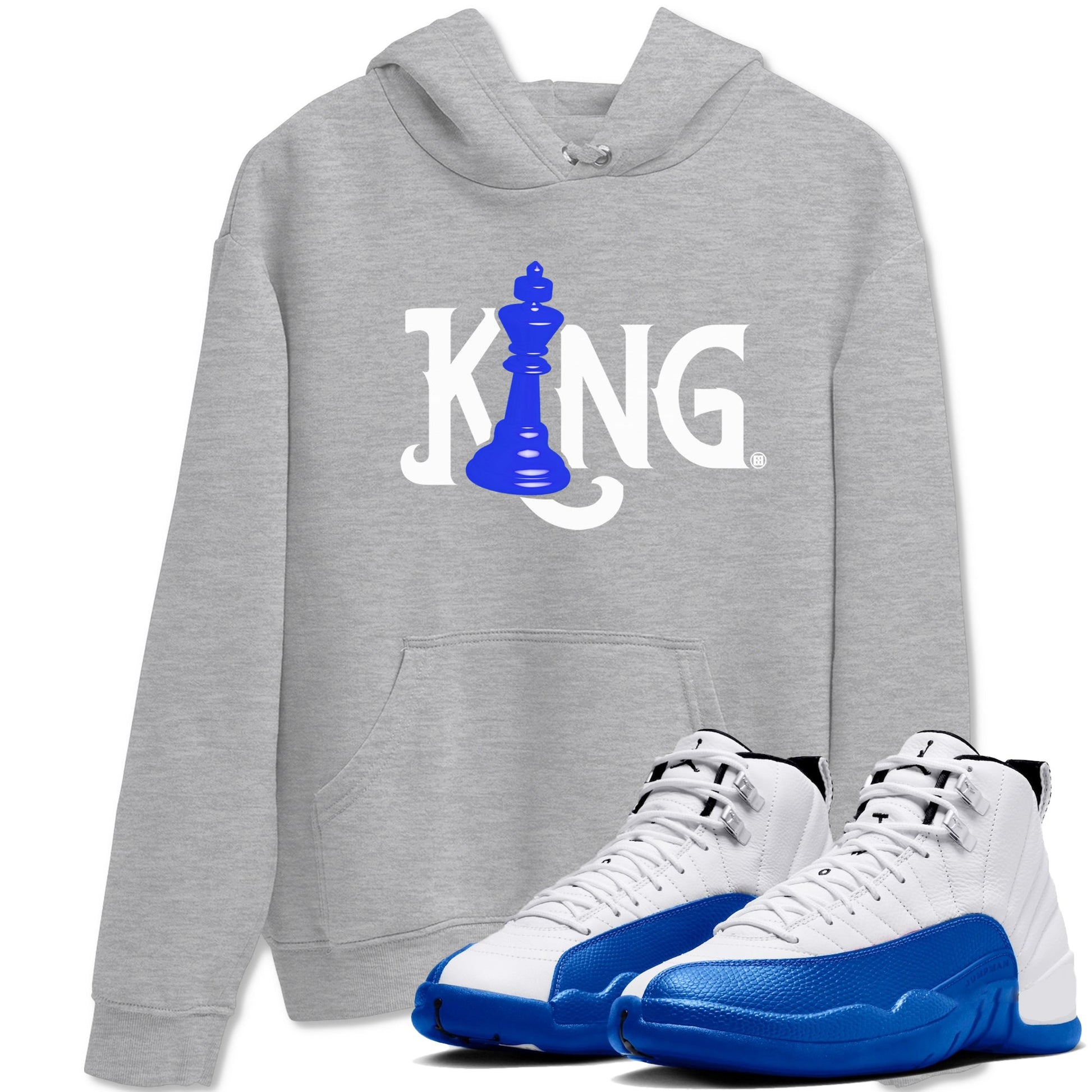 Chess King Sneaker Tees - Air Jordan 12 Blueberry