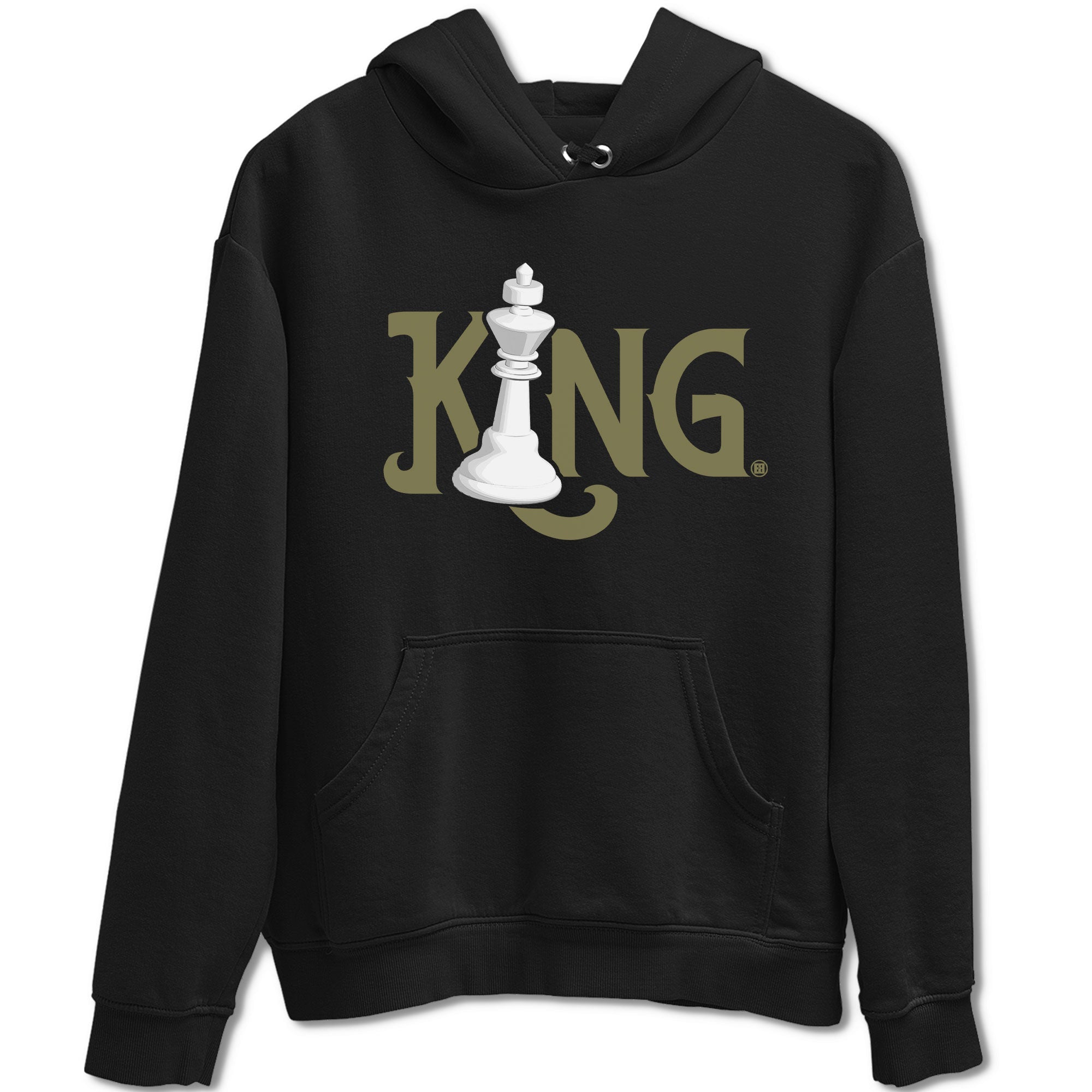Chess King Sneaker Tee - Air Jordan 4 Medium Olive