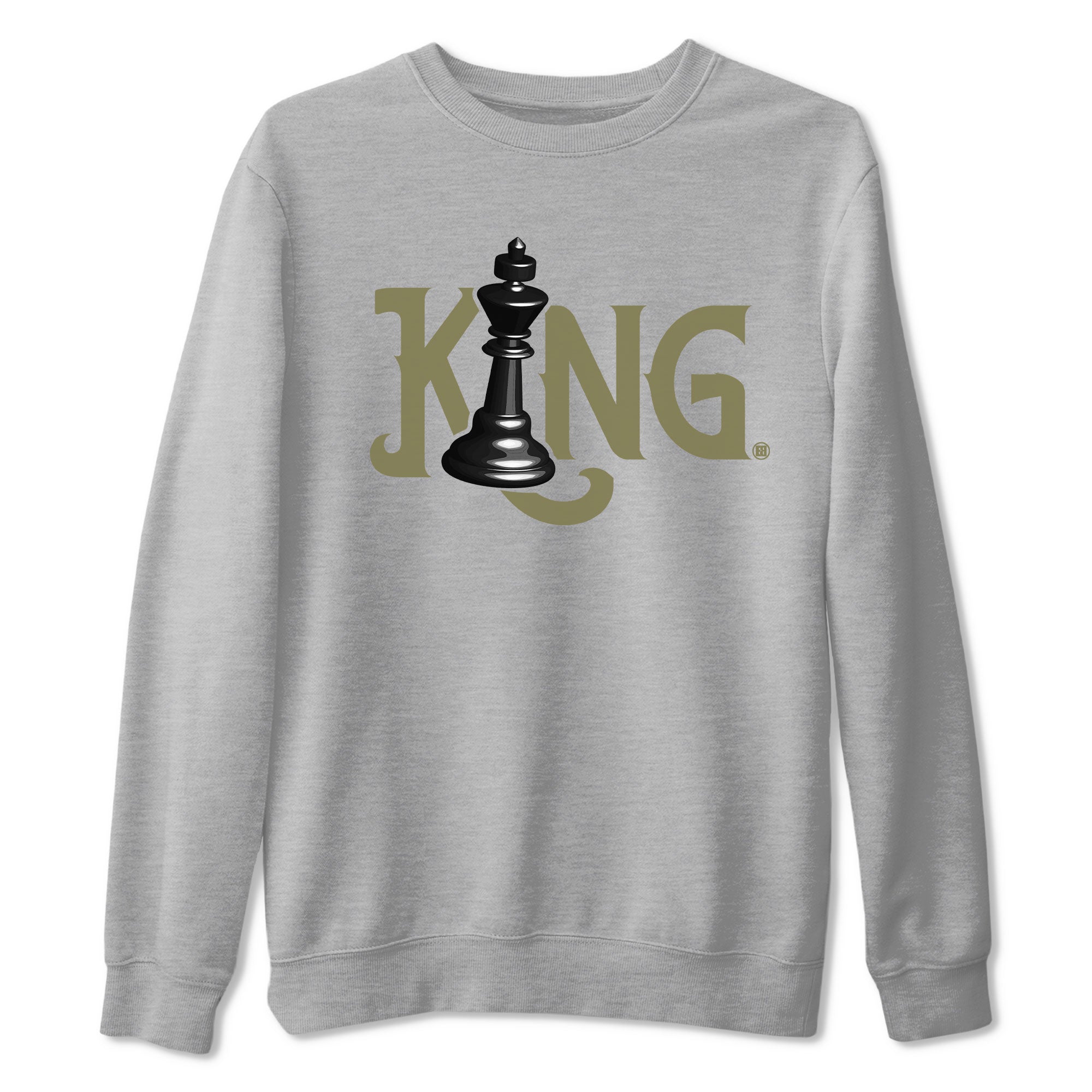 Chess King Sneaker Tee - Air Jordan 4 Medium Olive