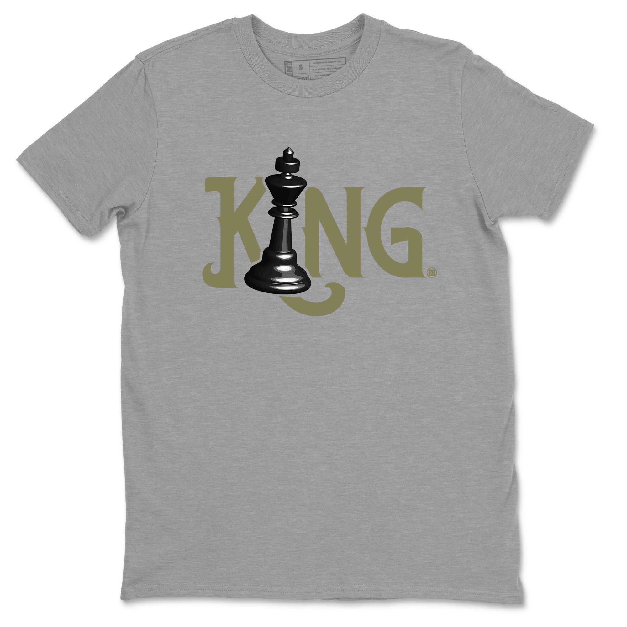 Chess King Sneaker Tee - Air Jordan 4 Medium Olive