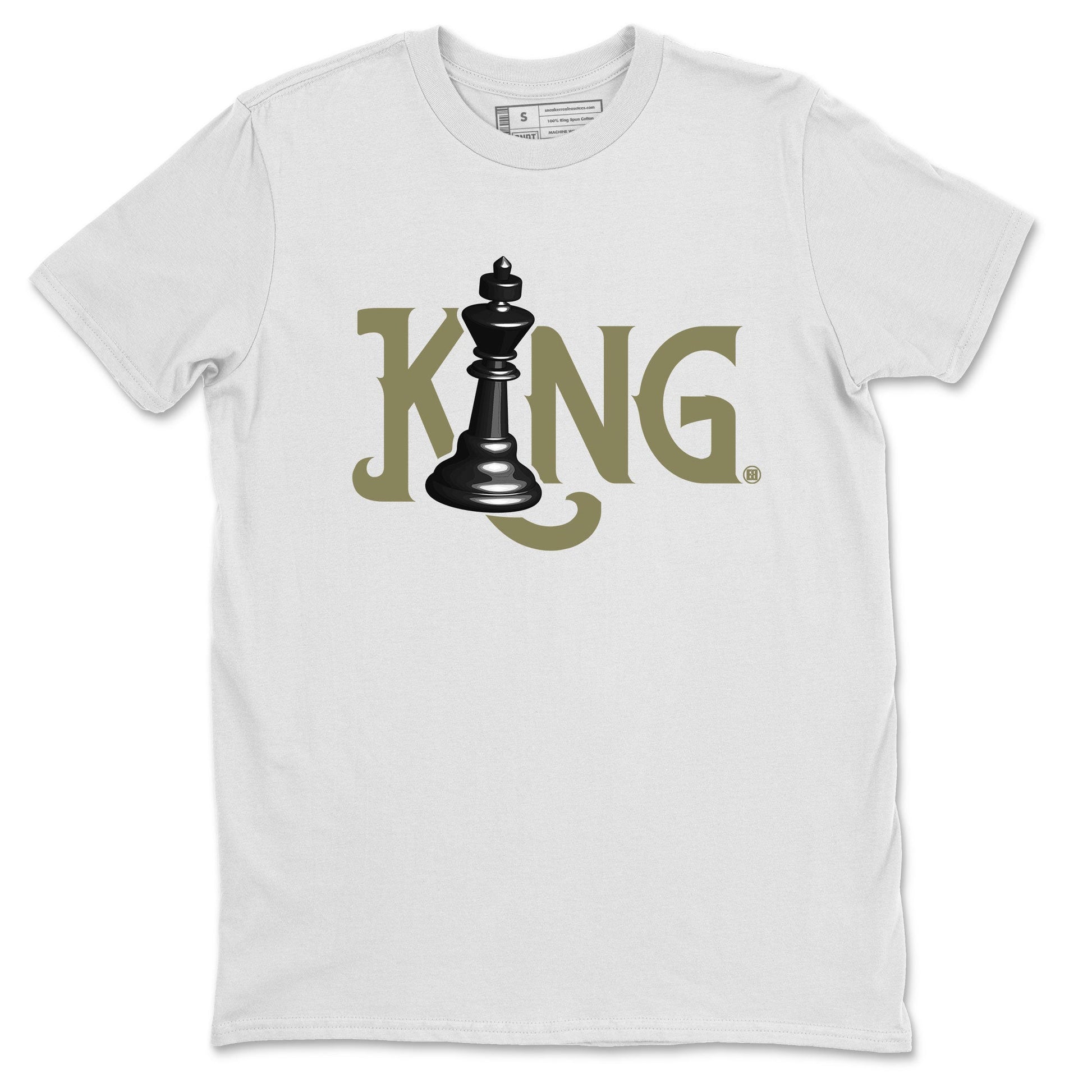 Chess King Sneaker Tee - Air Jordan 4 Medium Olive